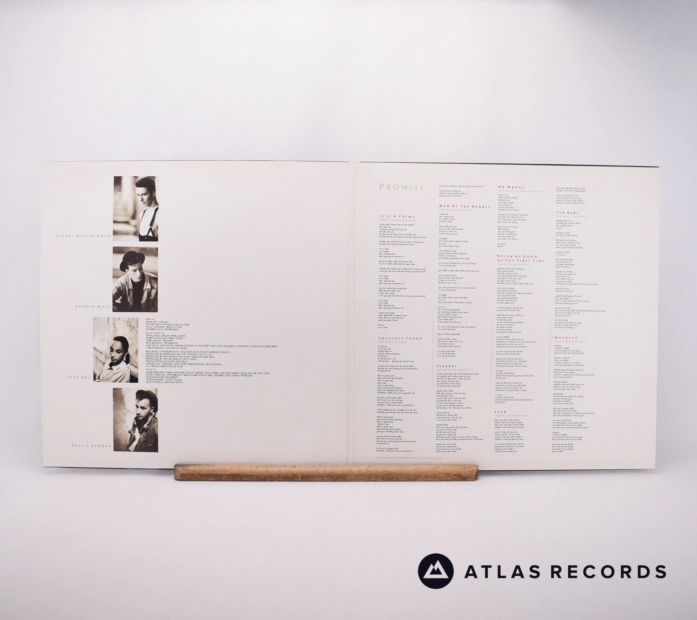 Sade - Promise - Gatefold A1 B8 LP Vinyl Record - EX/EX - Image 2