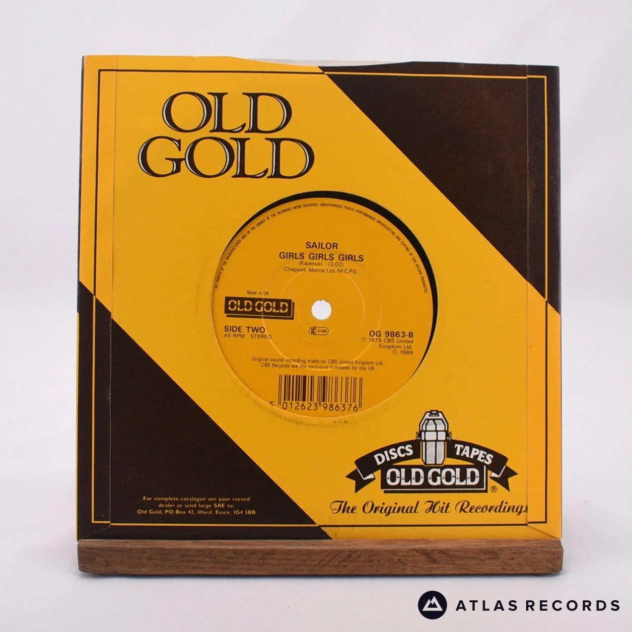 Sailor - Glass Of Champagne - 7" Vinyl Record - EX/EX - Image 2