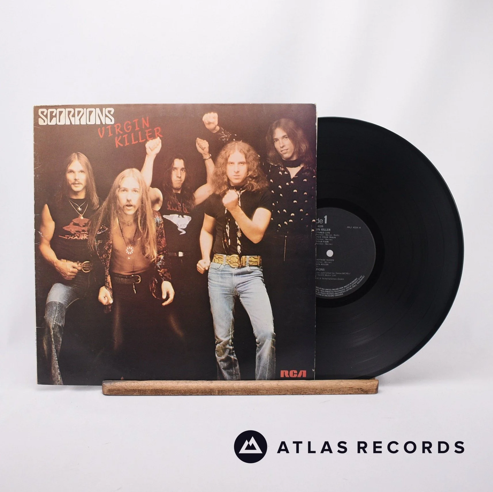 Scorpions - Virgin Killer - Reissue A B LP Vinyl Record - EX/VG+