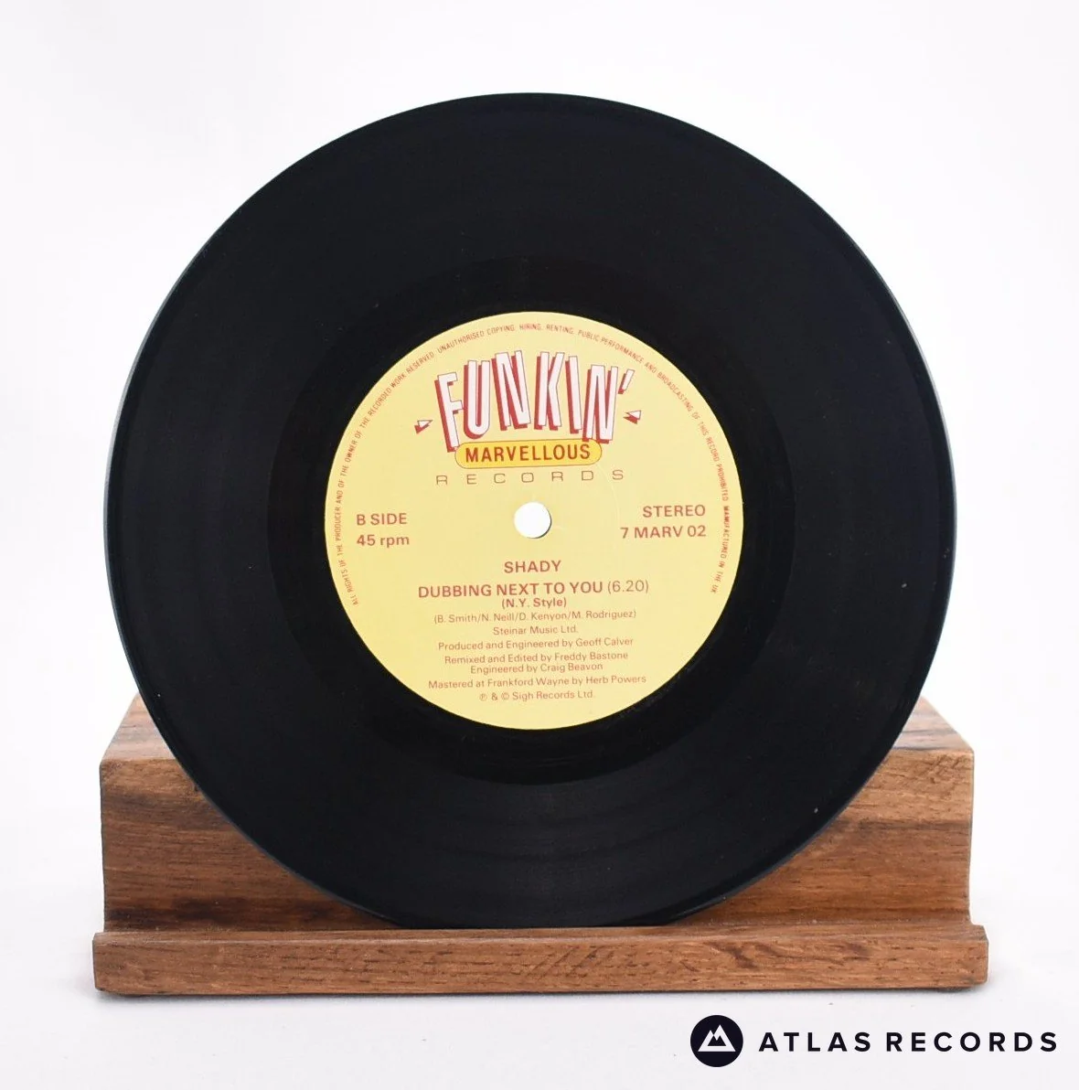 Shady Owens - Get Right Next To You - 7" Vinyl Record - EX/VG - Image 4