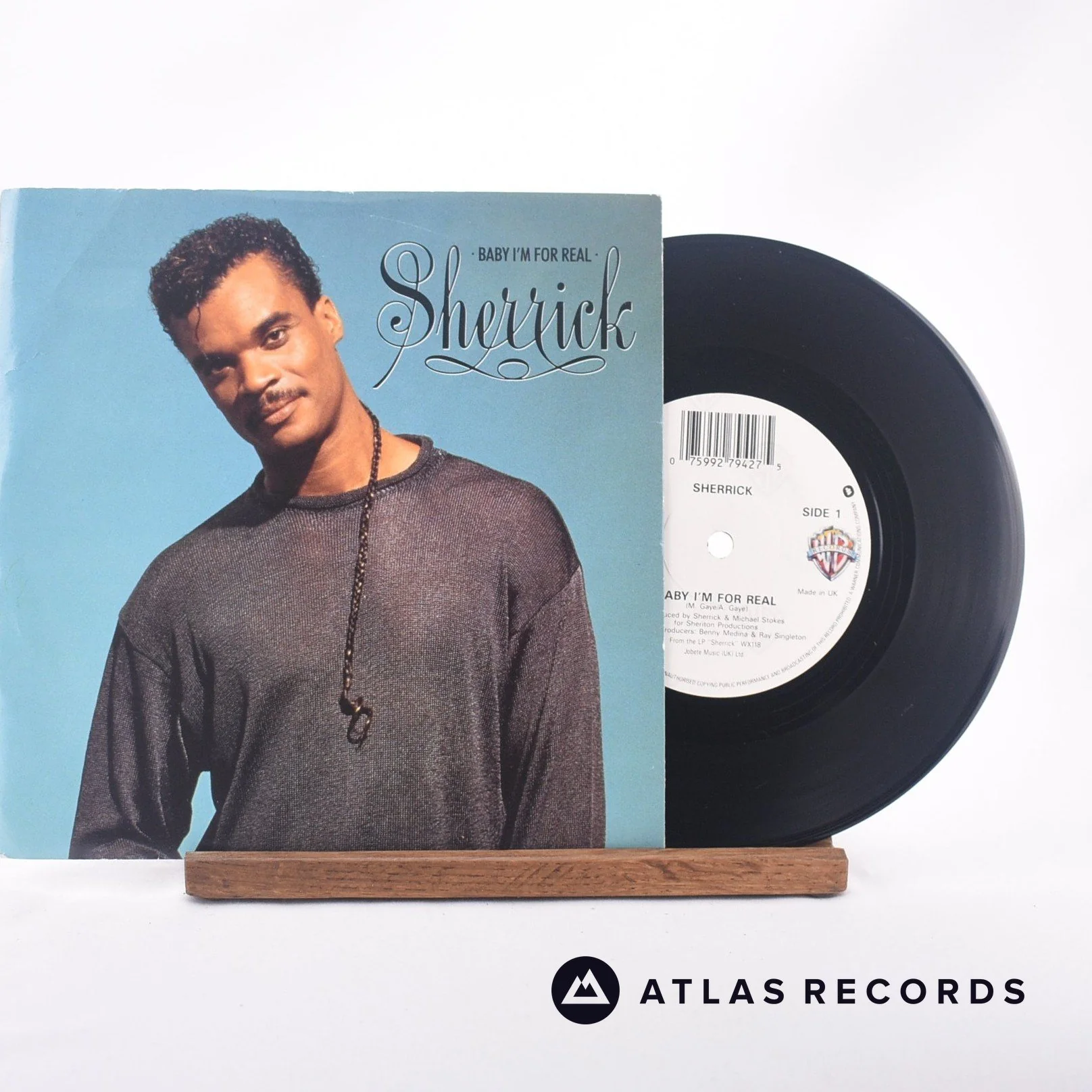 Sherrick - Baby I'm For Real - 7" Vinyl Record - VG+/EX