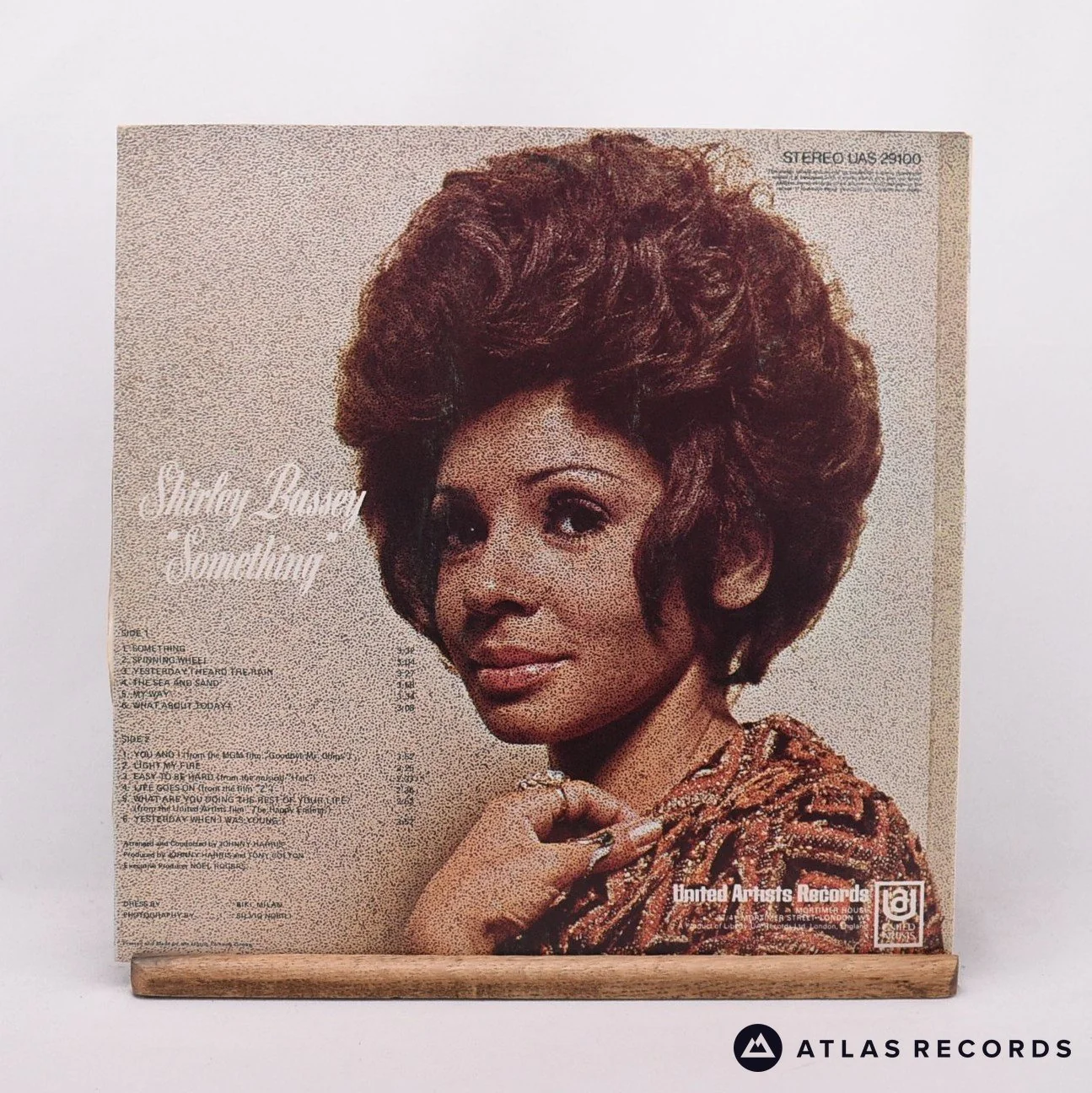 Shirley Bassey - Something - Reissue Repress LP Vinyl Record - EX/VG+ - Image 2