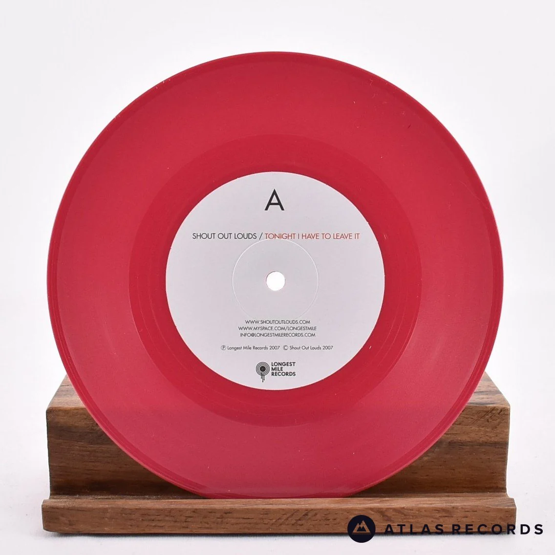 Shout Out Louds - Tonight I Have To Leave It - 7" Vinyl Record - NM/EX - Image 3