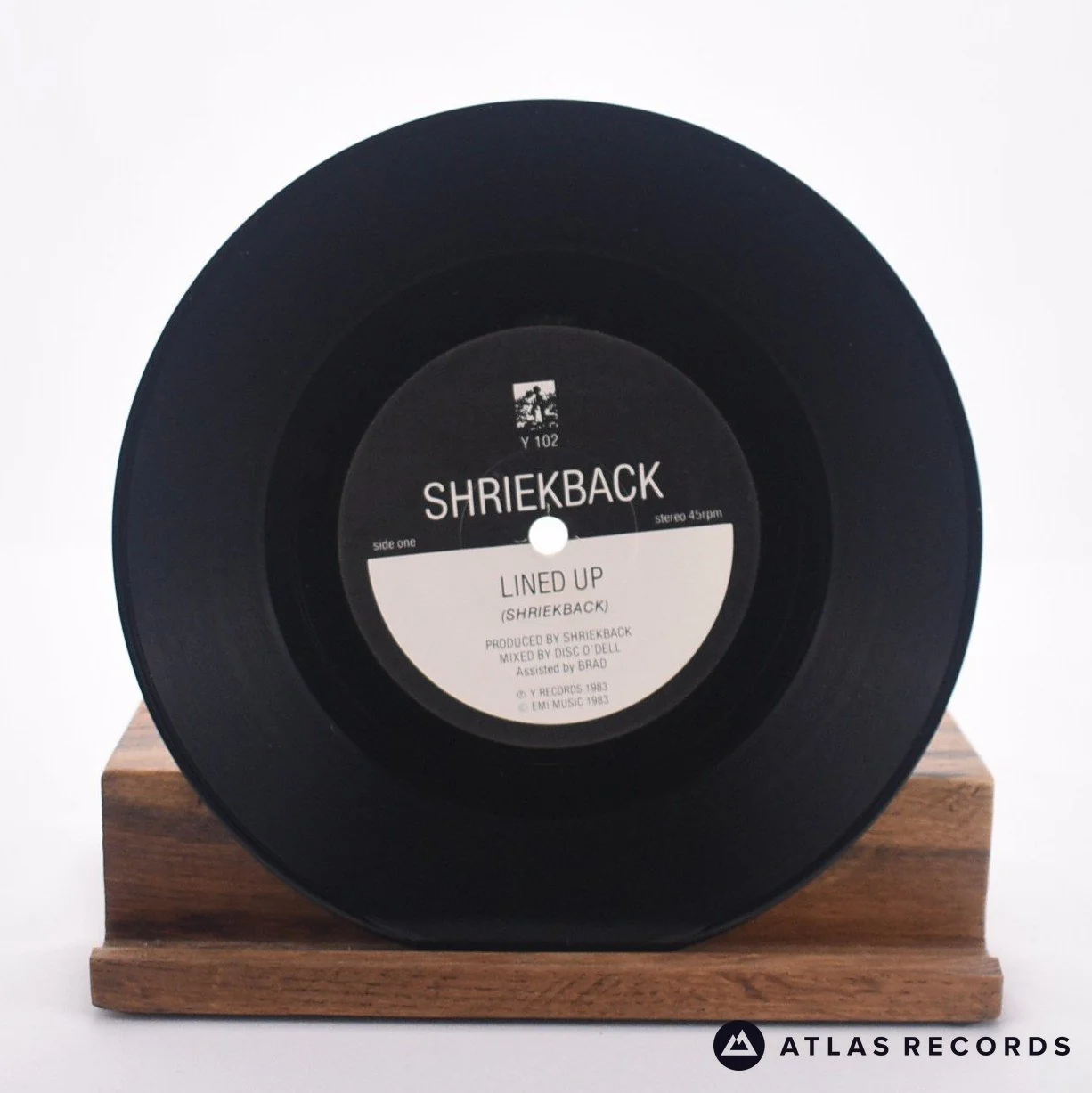 Shriekback - Lined Up - 7" Vinyl Record - VG+/VG+ - Image 3