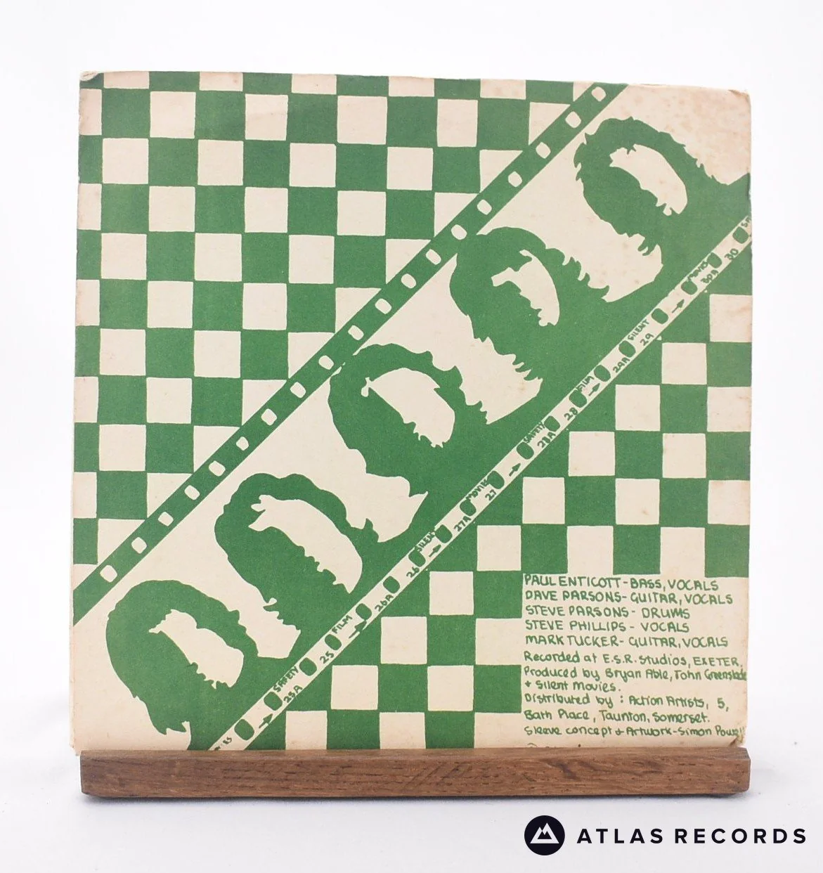 Silent Movies - Ain't No Van Gogh - Green Sleeve 7" Vinyl Record - VG/EX - Image 2