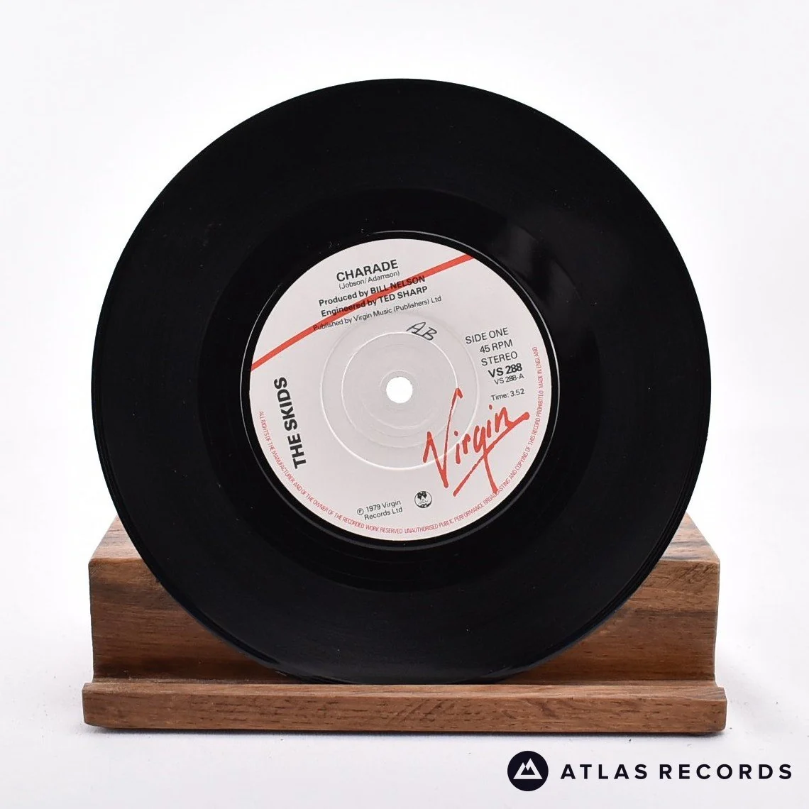 Skids - Charade - 7" Vinyl Record - EX/EX - Image 3