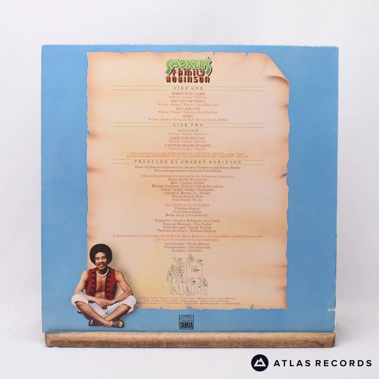 Smokey Robinson - Smokey's Family Robinson - LP Vinyl Record - VG+/EX - Image 2