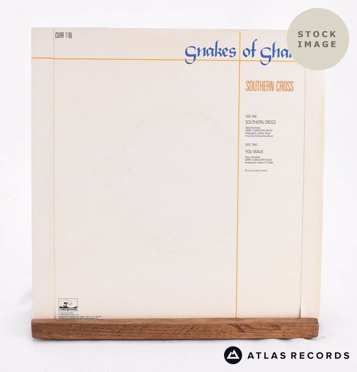 Snakes Of Shake - Southern Cross - 7" Vinyl Record - Image 2