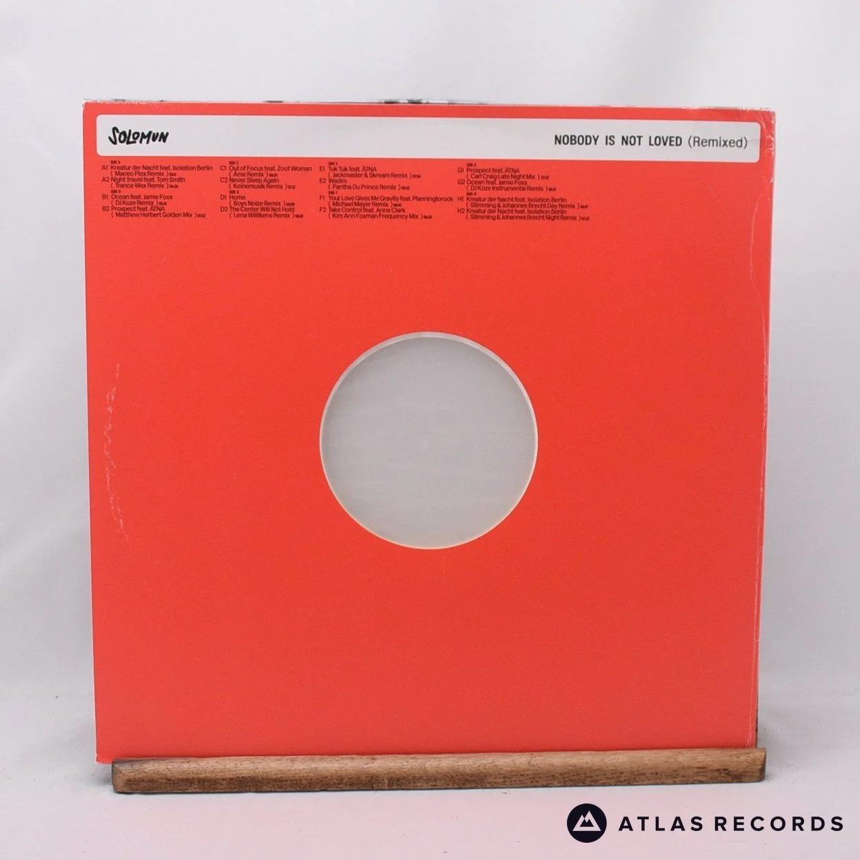 Solomun - Nobody is Not Loved - Clear Milky 4 x 12" Vinyl Record - VG+/NM - Image 2