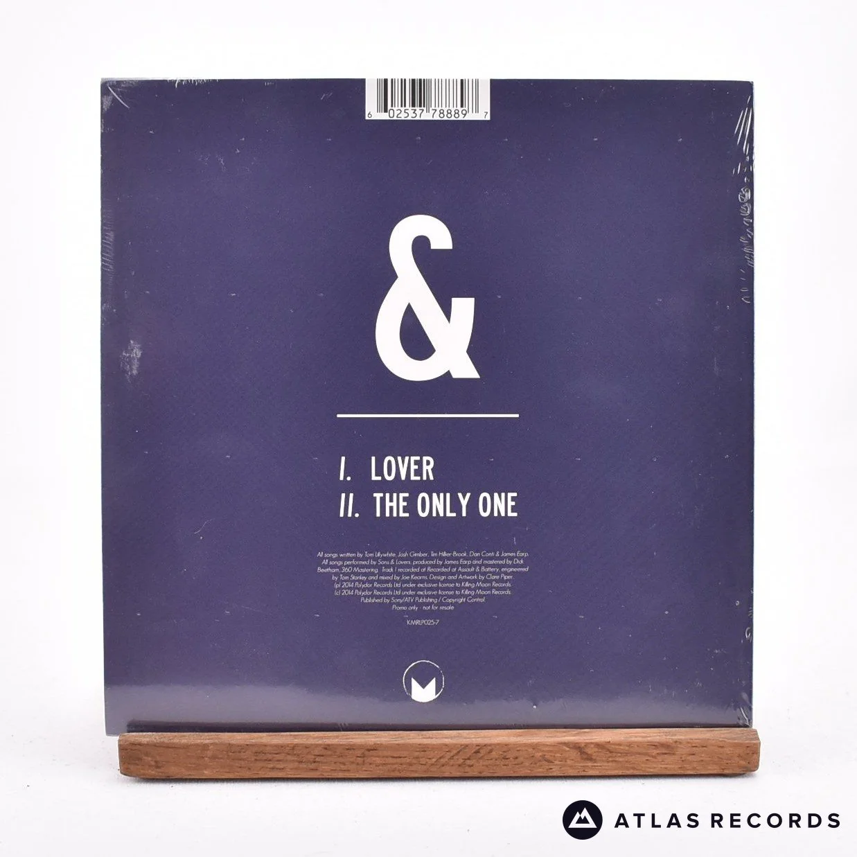 Sons & Lovers - Lover - Frosted Clear Sealed 7" Vinyl Record - NEW - Image 2