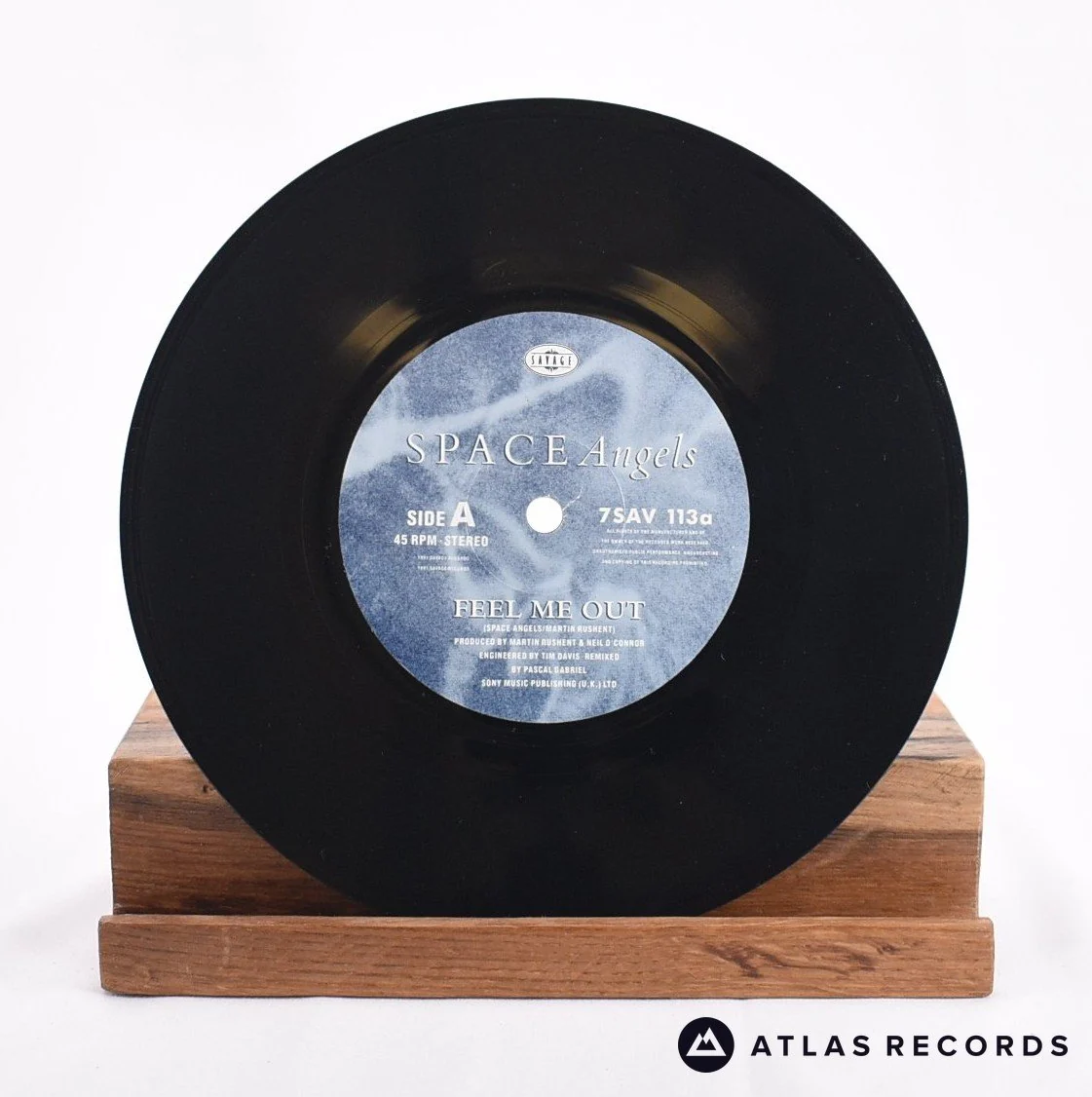Space Angels - Feel Me Out - 7" Vinyl Record - EX/EX - Image 3