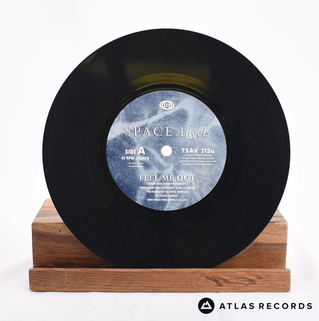 Space Angels - Feel Me Out - 7" Vinyl Record - EX/EX - Image 3