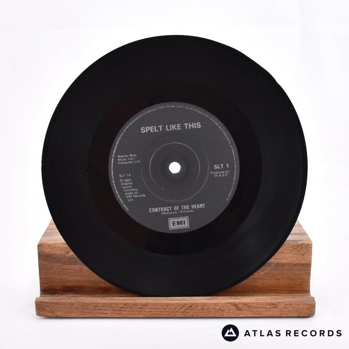 Spelt Like This - Contract Of The Heart - Die-Cut Sleeve 7" Vinyl Record - EX/EX - Image 5