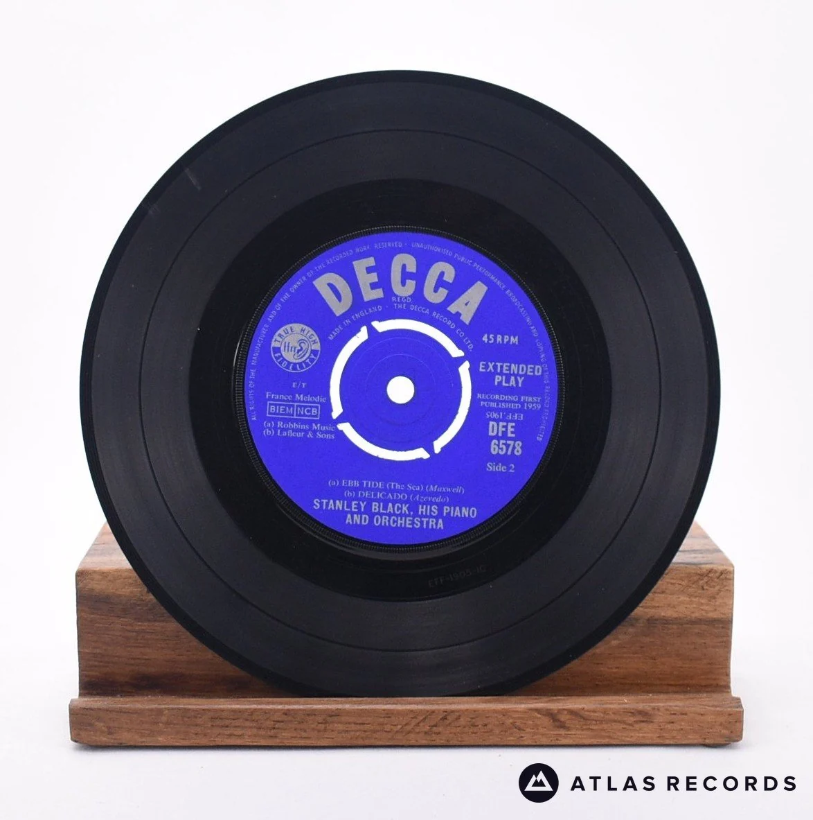 Stanley Black & His Orchestra - Stanley Black Plays The Big Instrumental Hits - 7" EP Vinyl Record - VG+/VG - Image 4