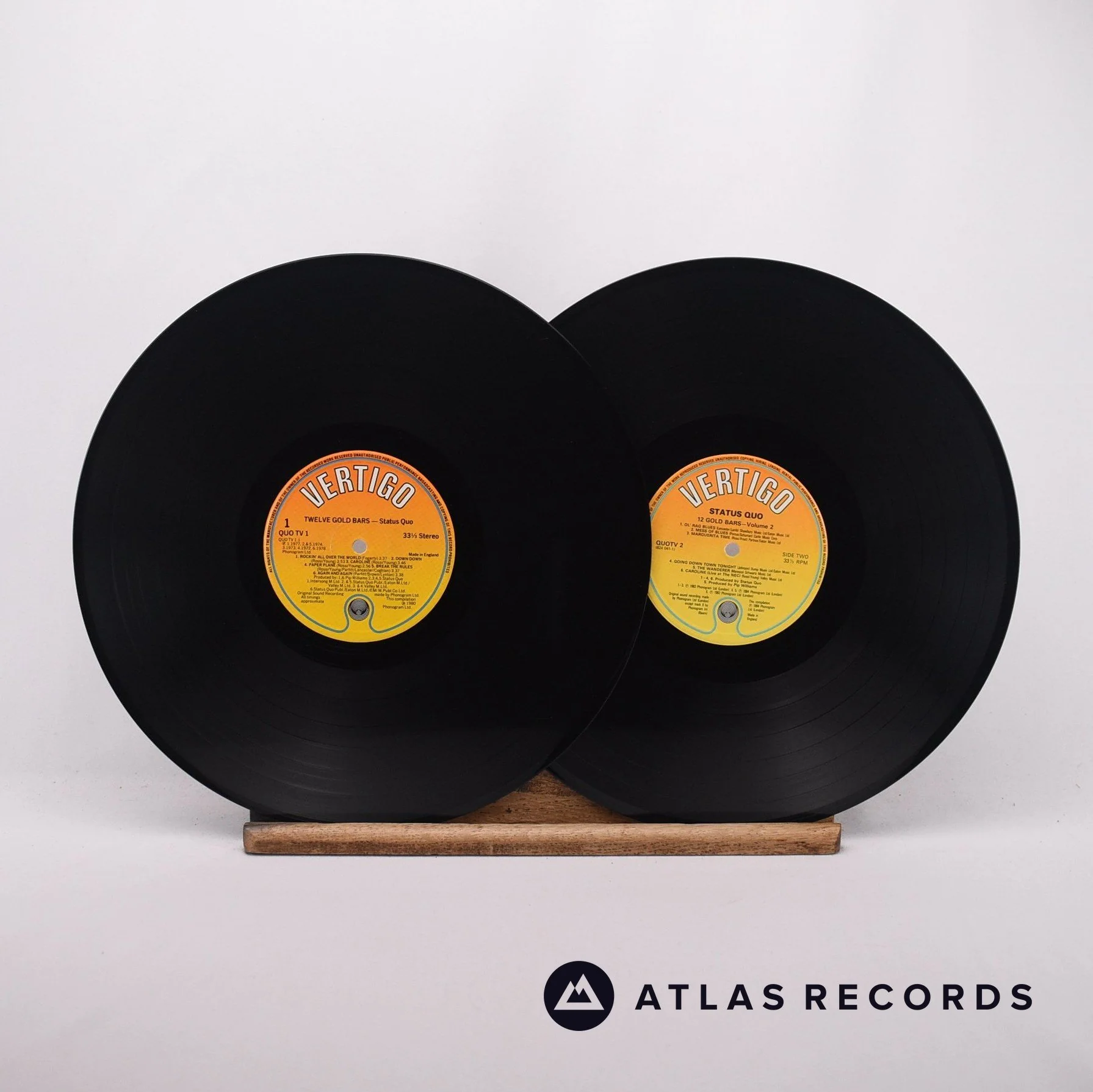 Status Quo - 12 Gold Bars Volume I+I - Townhouse 2 x LP Vinyl Record - VG+/VG+ - Image 4