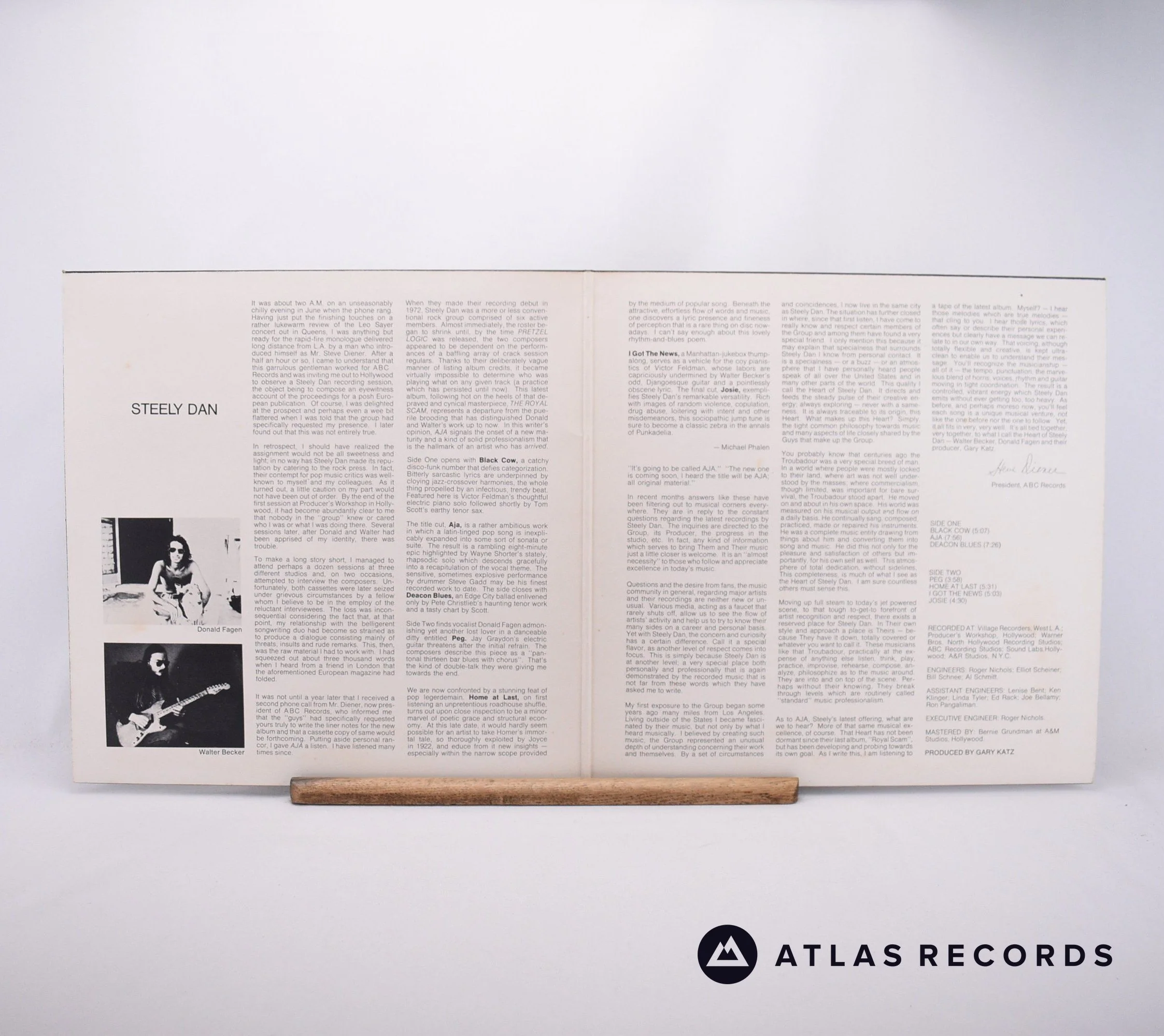 Steely Dan - Aja - Gatefold A-1 B-1 LP Vinyl Record - VG+/EX - Image 2