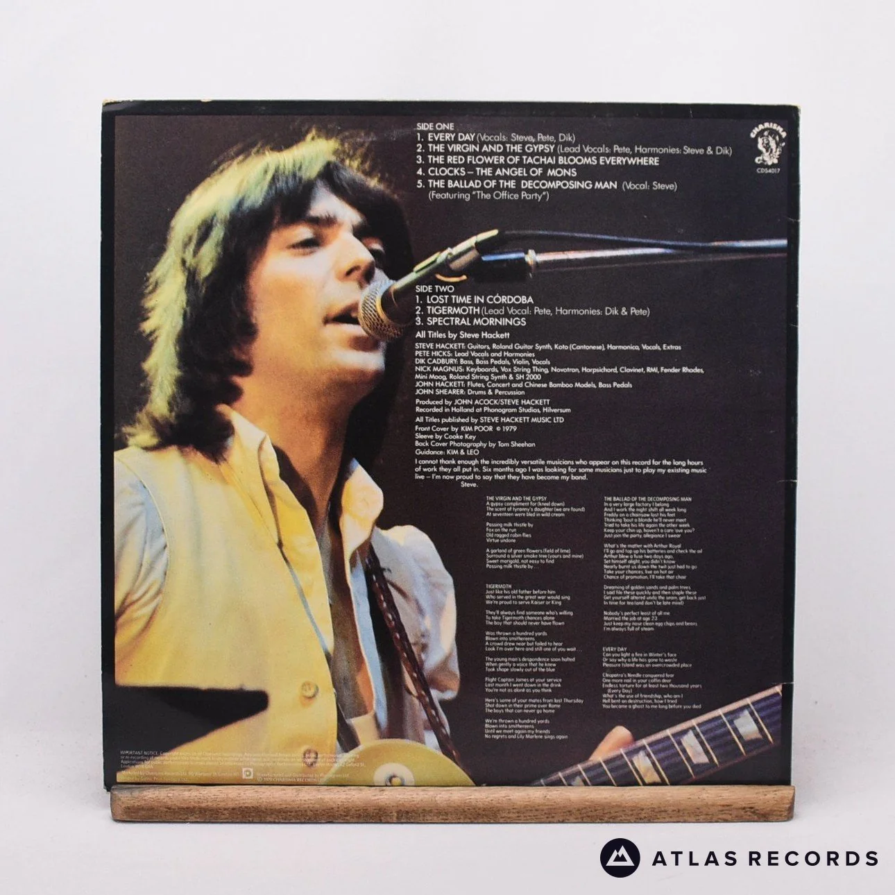Steve Hackett - Spectral Mornings - LP Vinyl Record - VG+/EX - Image 2