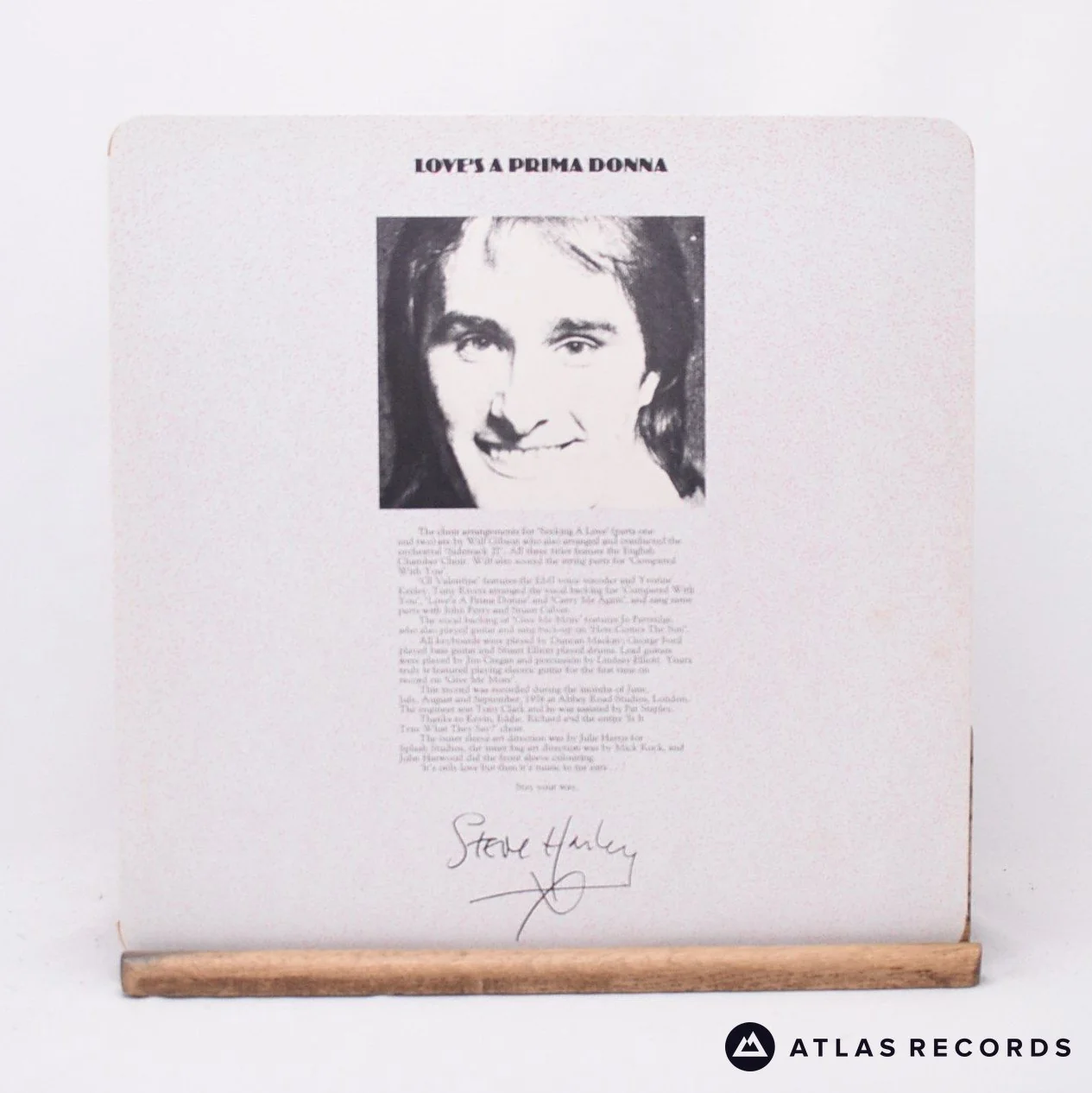 Steve Harley & Cockney Rebel - Love's A Prima Donna - LP Vinyl Record - EX/EX - Image 3