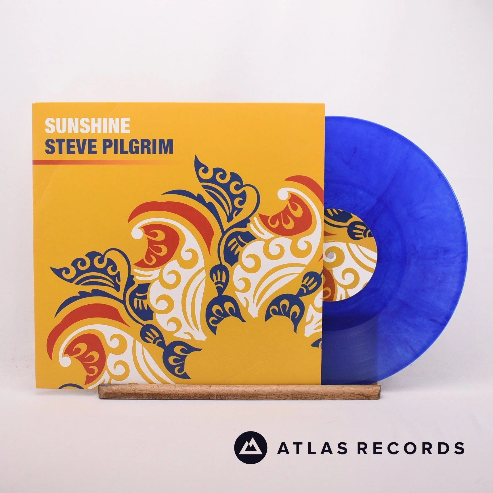 Steve Pilgrim - Sunshine - Blue Marbled Limited Edition LP Vinyl Record - EX/NM