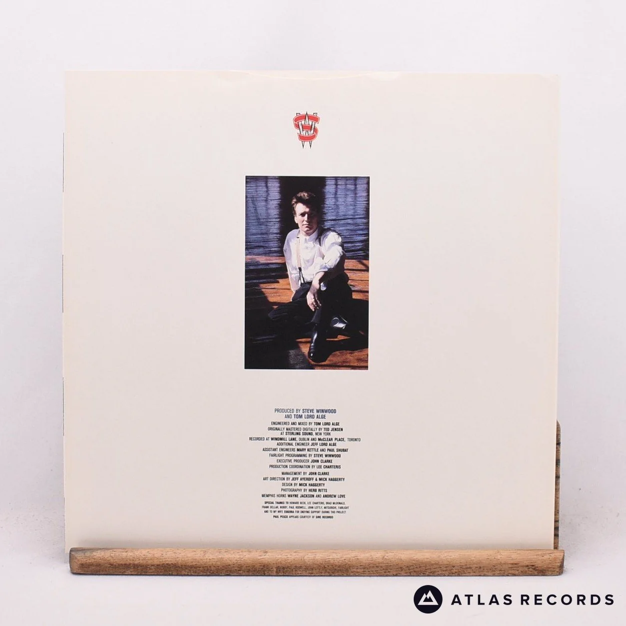 Steve Winwood - Roll With It - Townhouse LP Vinyl Record - EX/EX - Image 3