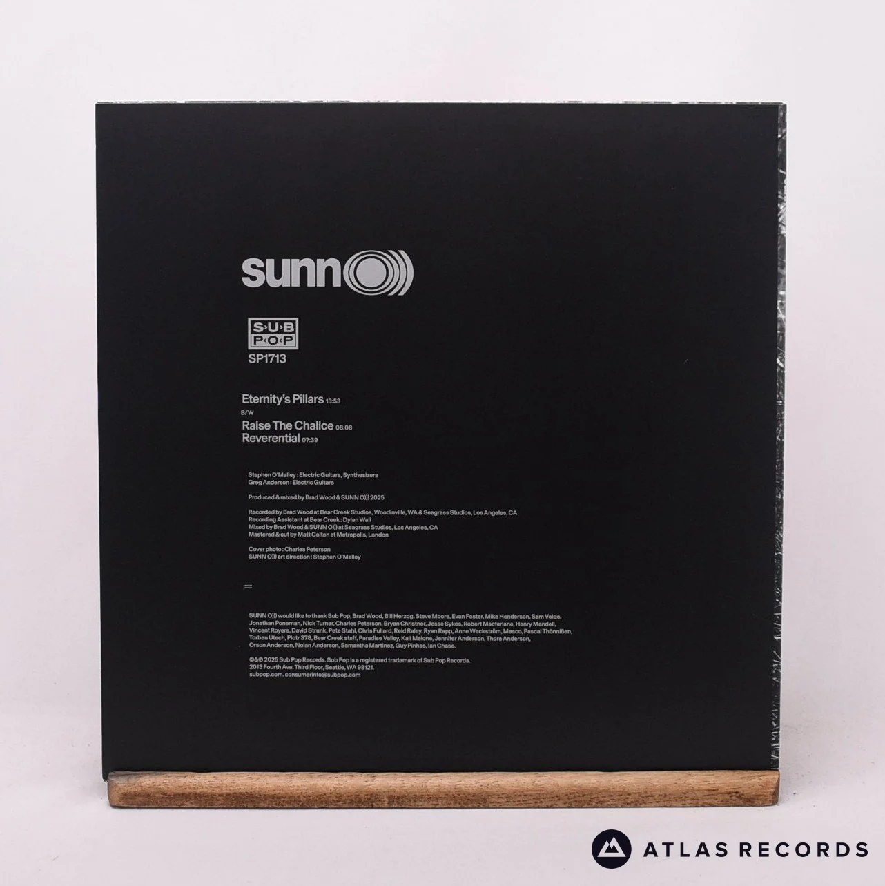 Sunn O))) - Eternity's Pillars B/W Raise The Chalice & Reverential - 12" Vinyl - Image 2