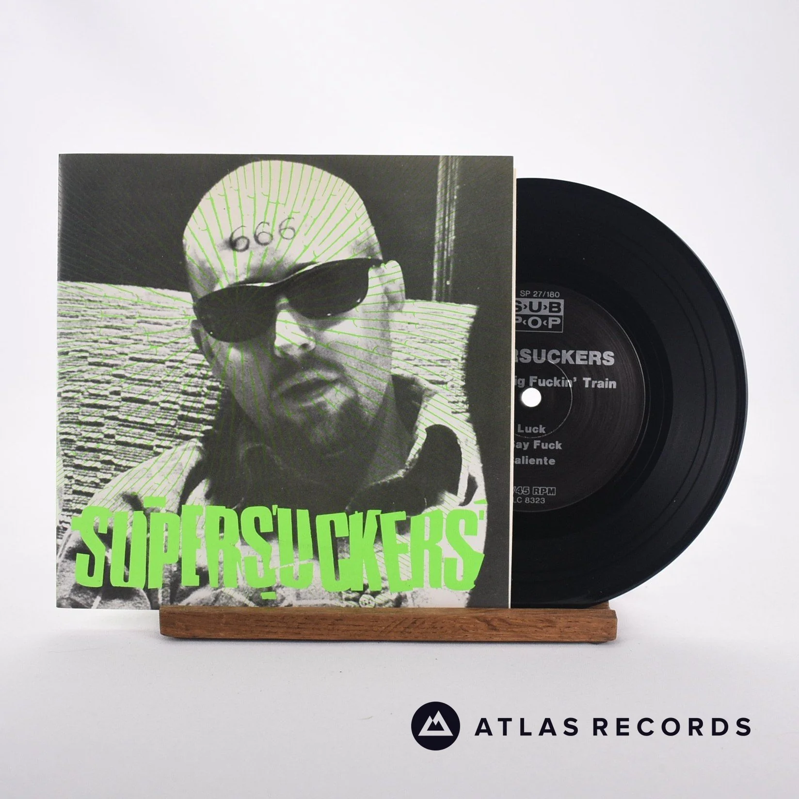 Supersuckers - ...Like A Big Fuckin' Train - 7" Vinyl Record - EX/EX
