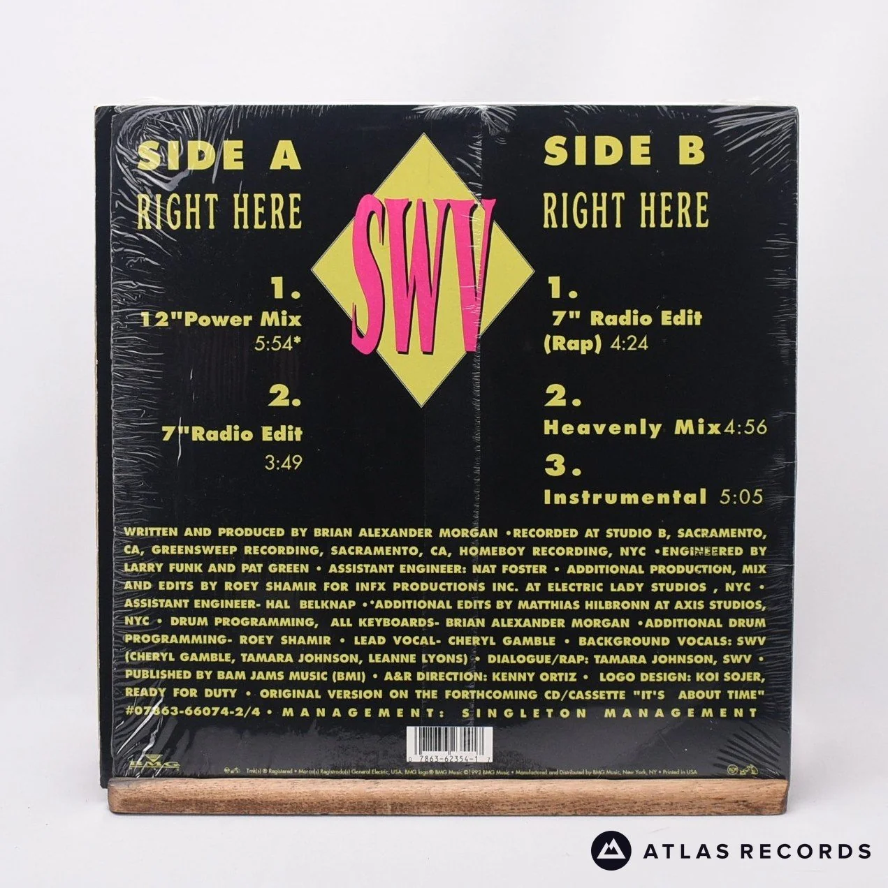 SWV - Right Here - 12" Vinyl Record - EX/EX - Image 2