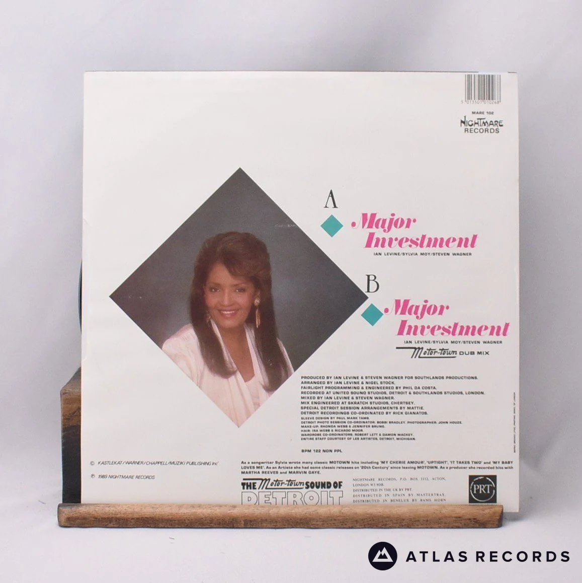 Sylvia Moy - Major Investment - 12" Vinyl Record - EX/EX - Image 2