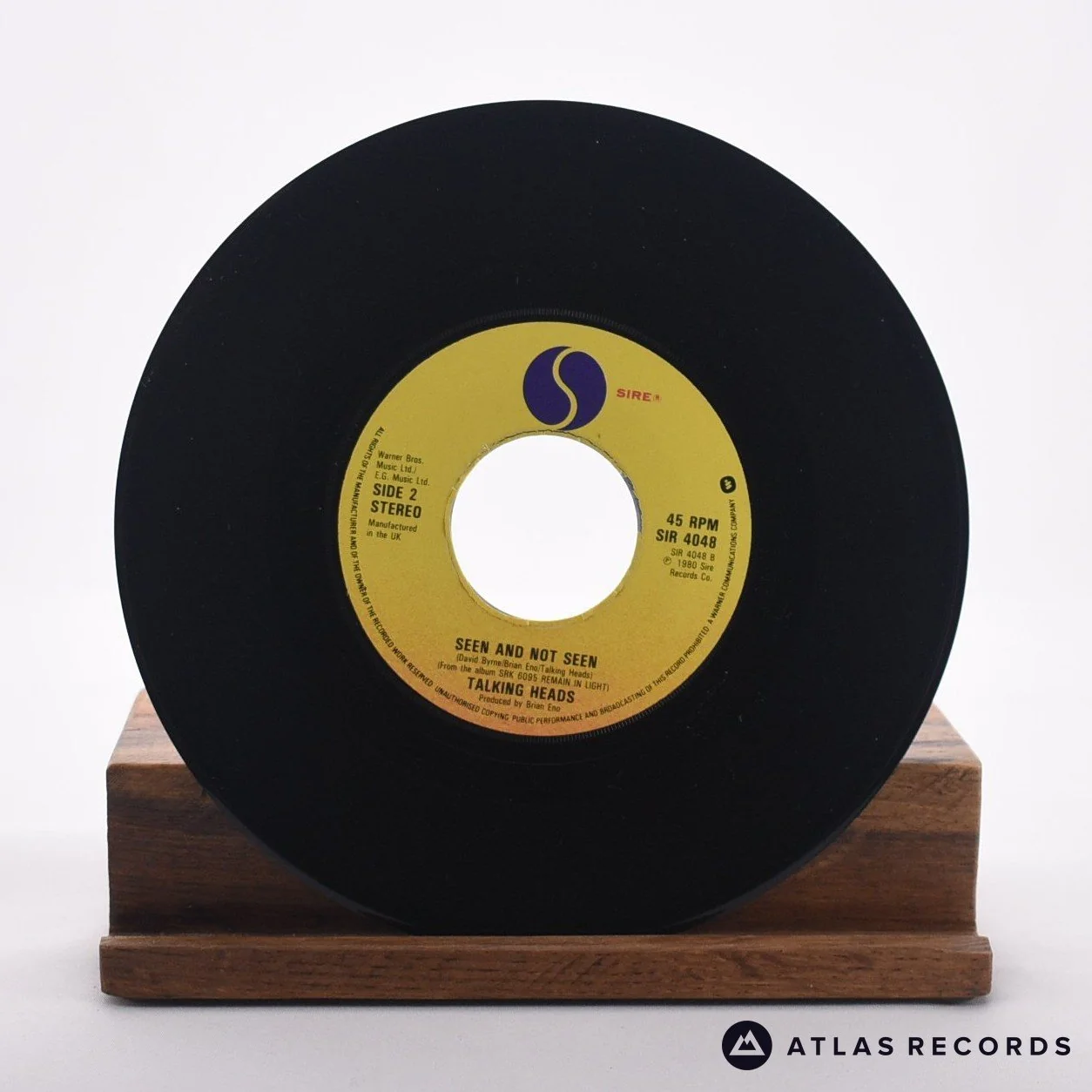 Talking Heads - Once In A Lifetime - 7" Vinyl Record - VG+/EX - Image 4