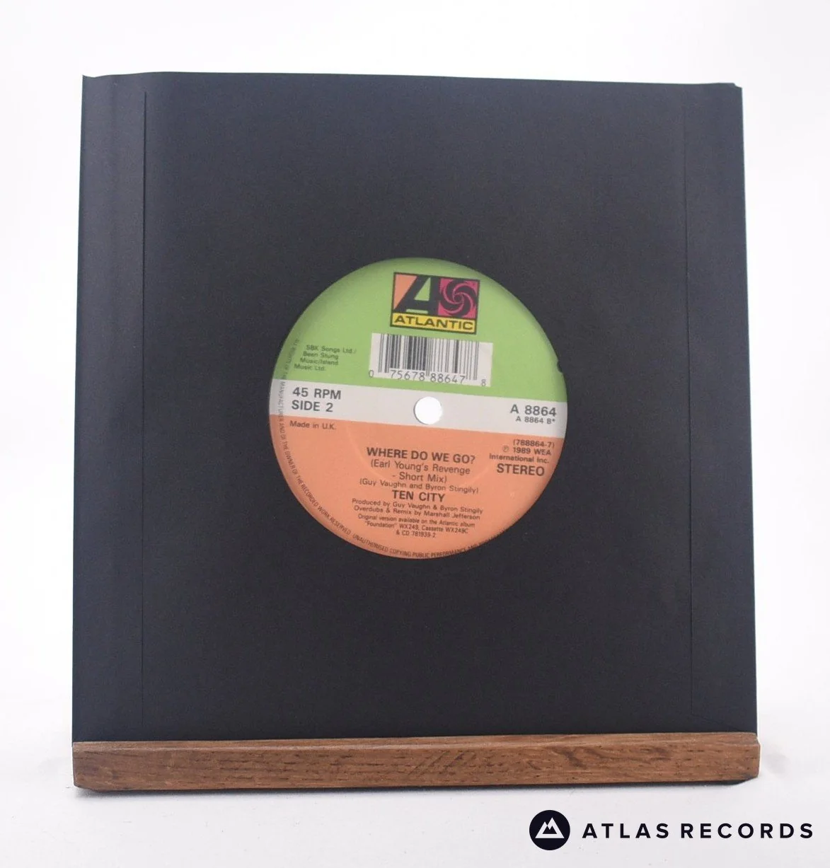 Ten City - Where Do We Go? - 7" Vinyl Record - EX - Image 2