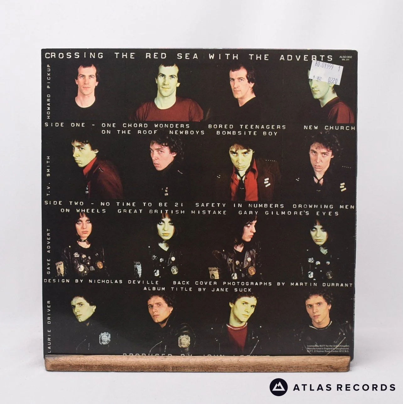 The Adverts - Crossing The Red Sea With The Adverts - LP Vinyl Record - EX/EX - Image 2