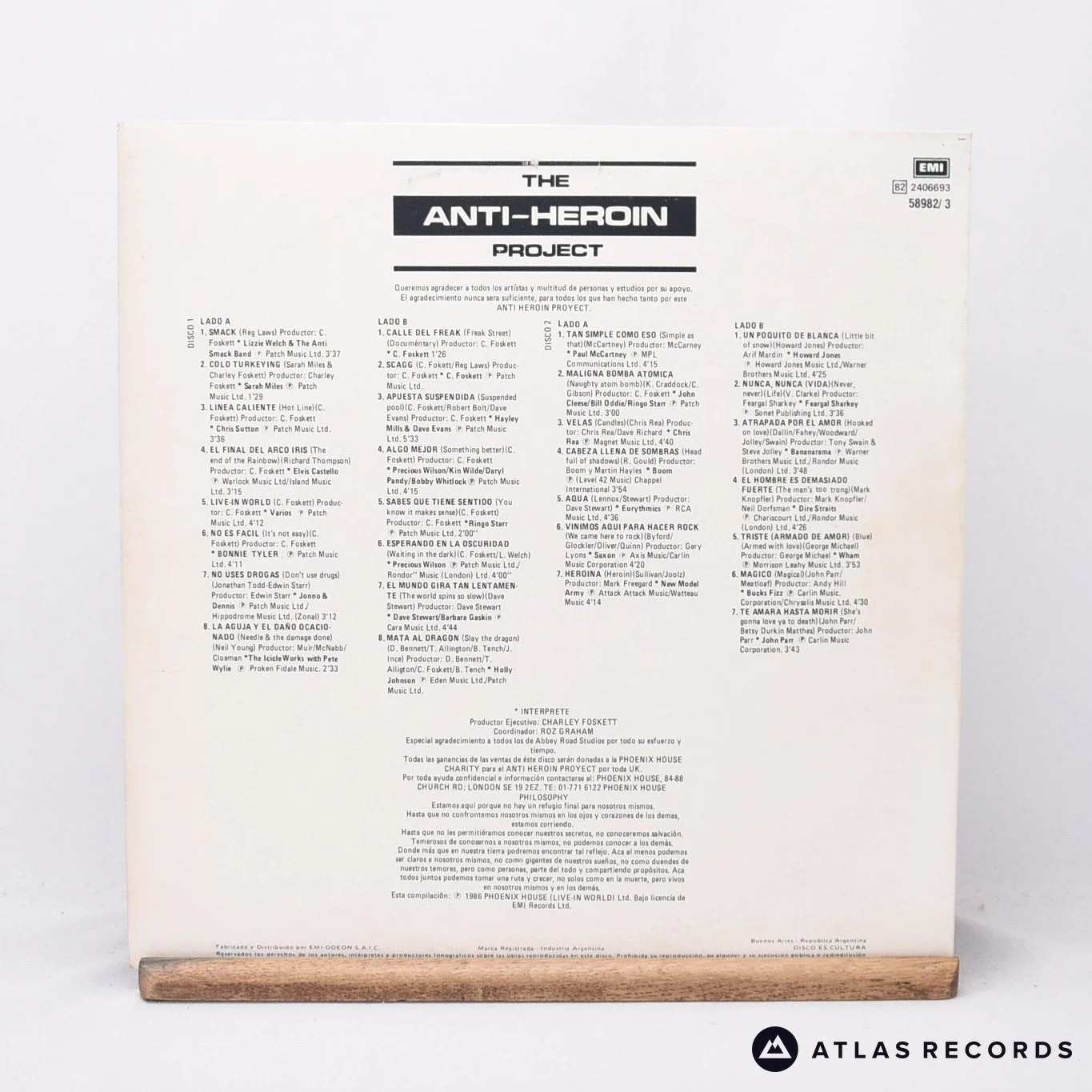 The Anti-Heroin Project - It's A Live-In World - 2 x LP Vinyl Record - EX/EX - Image 3