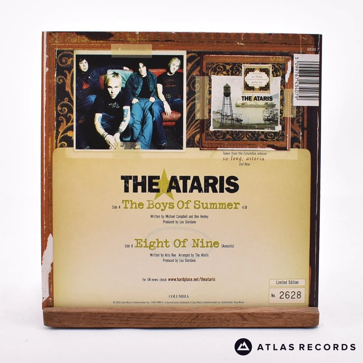The Ataris - The Boys Of Summer - 7" Vinyl Record - NM/NM - Image 2
