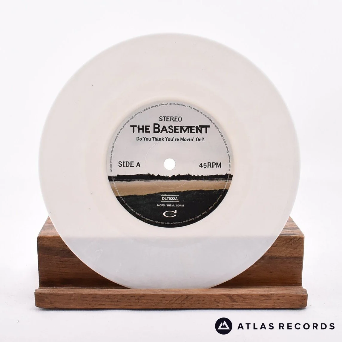 The Basement - Do You Think You're Movin' On? - White 7" Vinyl Record - NM/NM - Image 3