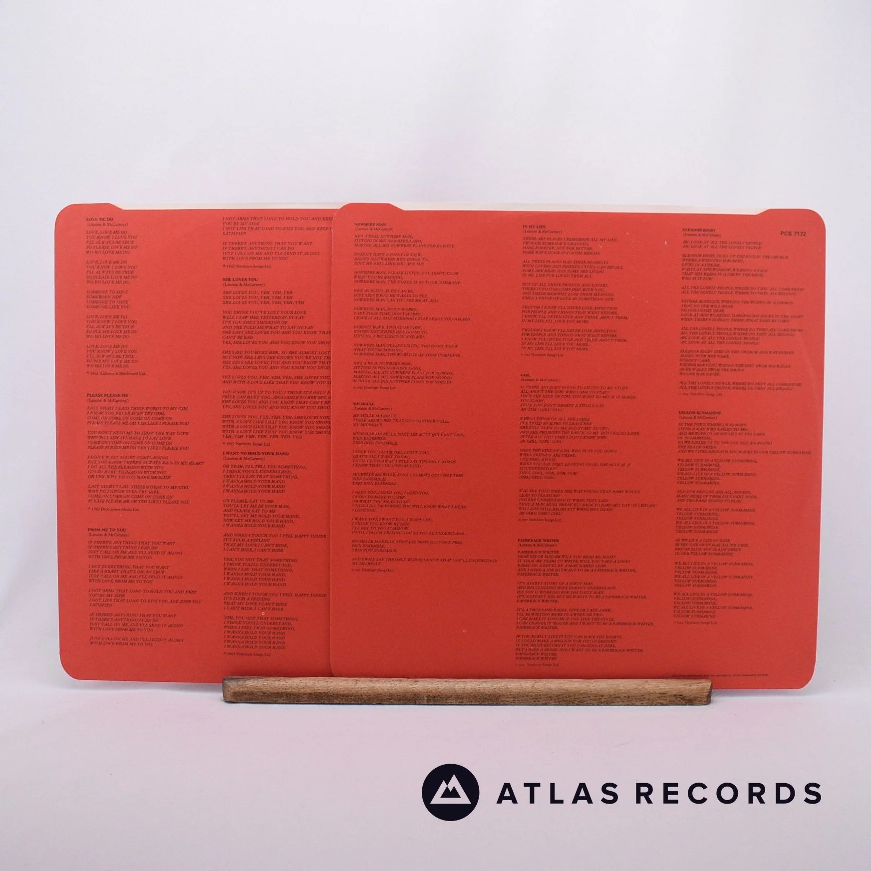 The Beatles - 1962 - 1966 [The Red Album] - Red 2 x LP Vinyl Record - EX/EX - Image 4