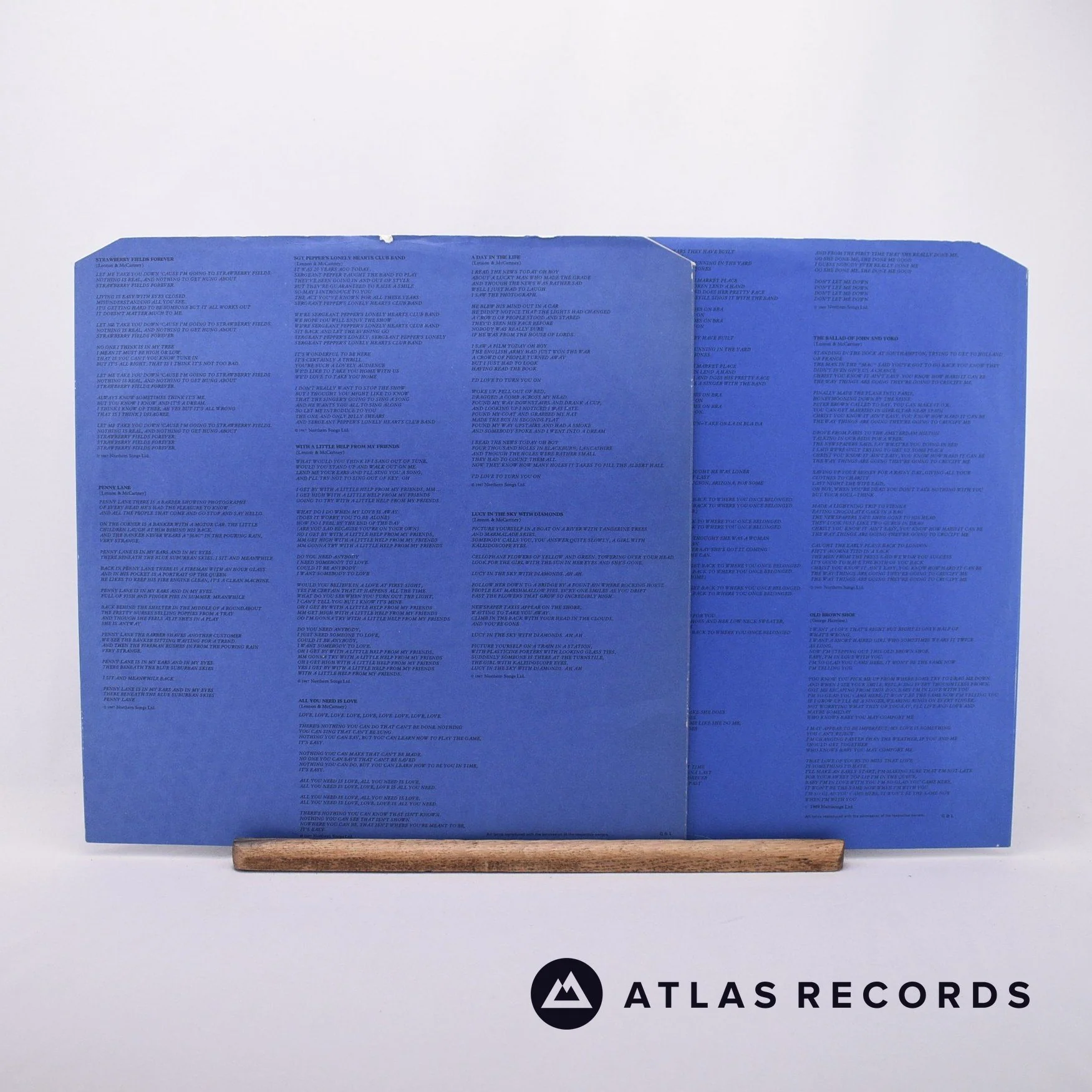 The Beatles - 1967 - 1970 [The Blue Album] - 2 x LP Vinyl Record - EX/VG+ - Image 4