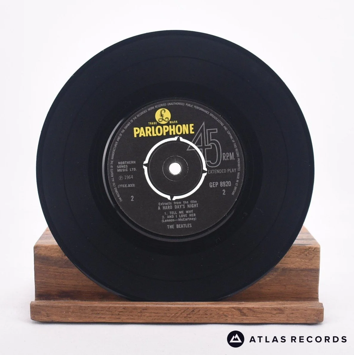 The Beatles - Extracts From The Film A Hard Day's Night - 7" EP Vinyl Record - EX/EX - Image 4