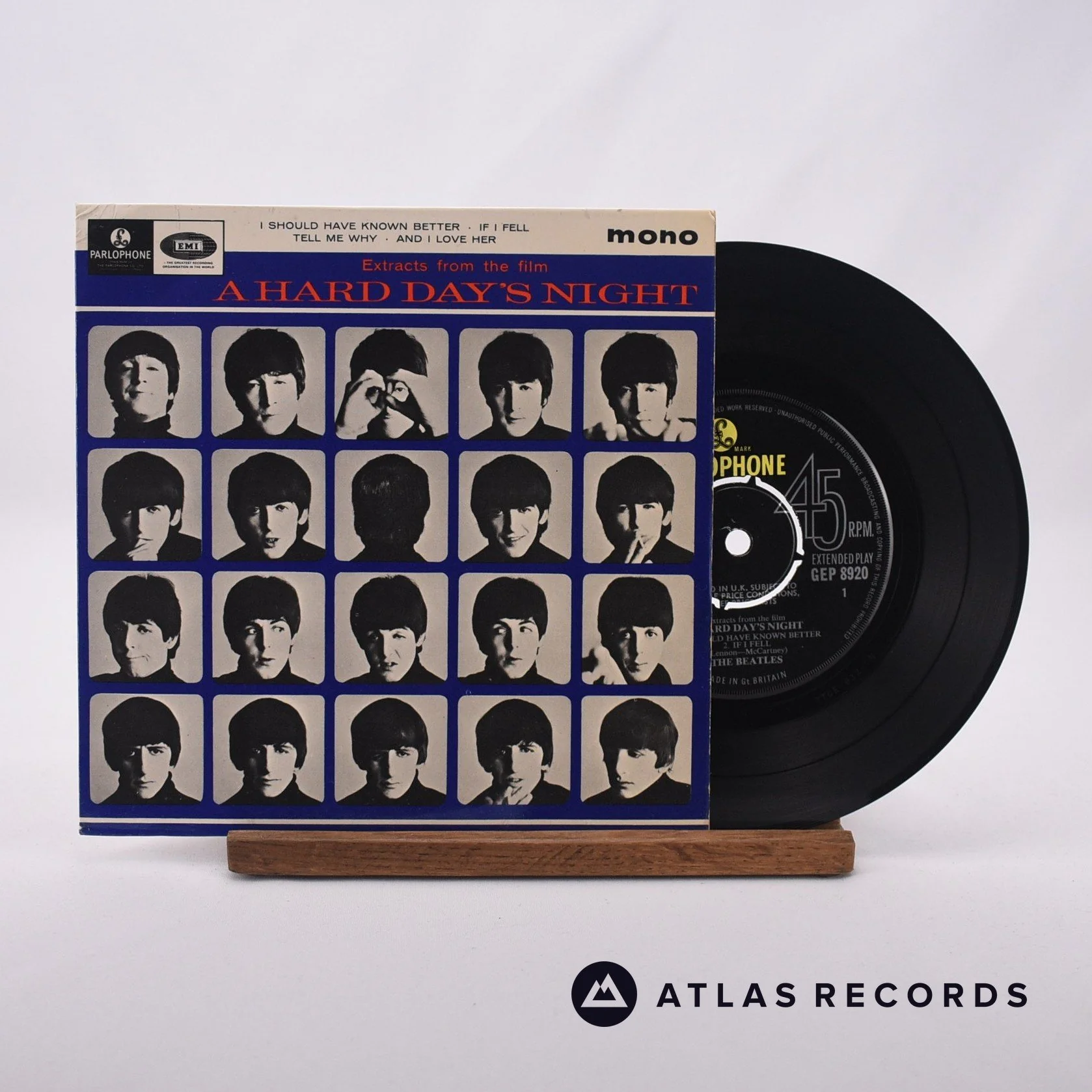 The Beatles - Extracts From The Film A Hard Day's Night - 7" EP Vinyl Record - EX/VG+