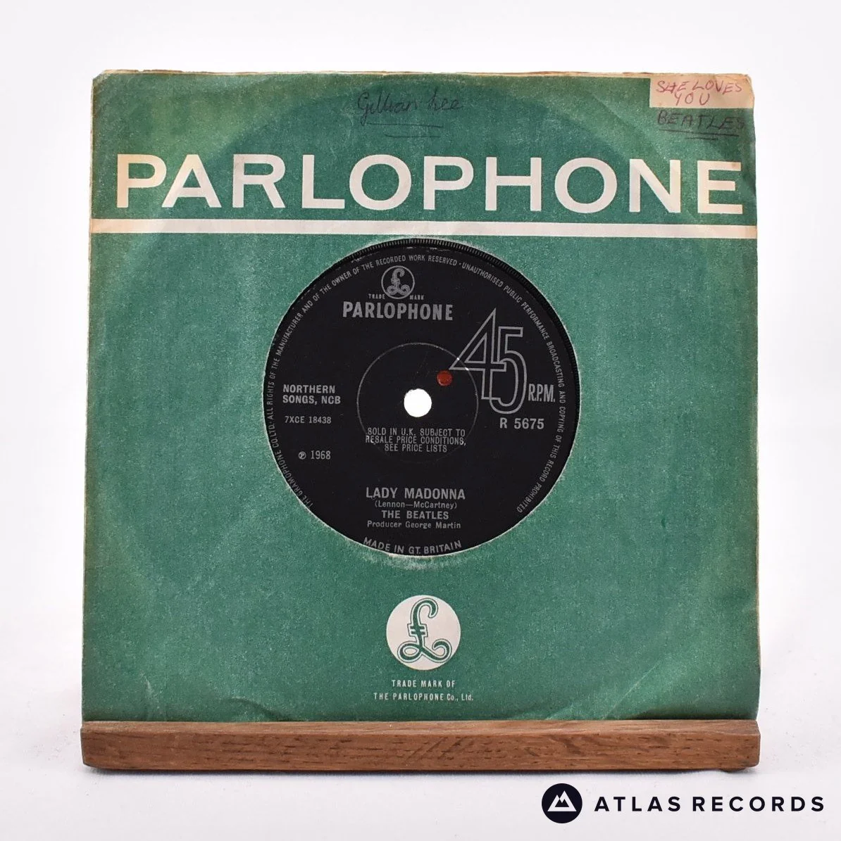 The Beatles - Lady Madonna - 7" Vinyl Record - VG+/VG+