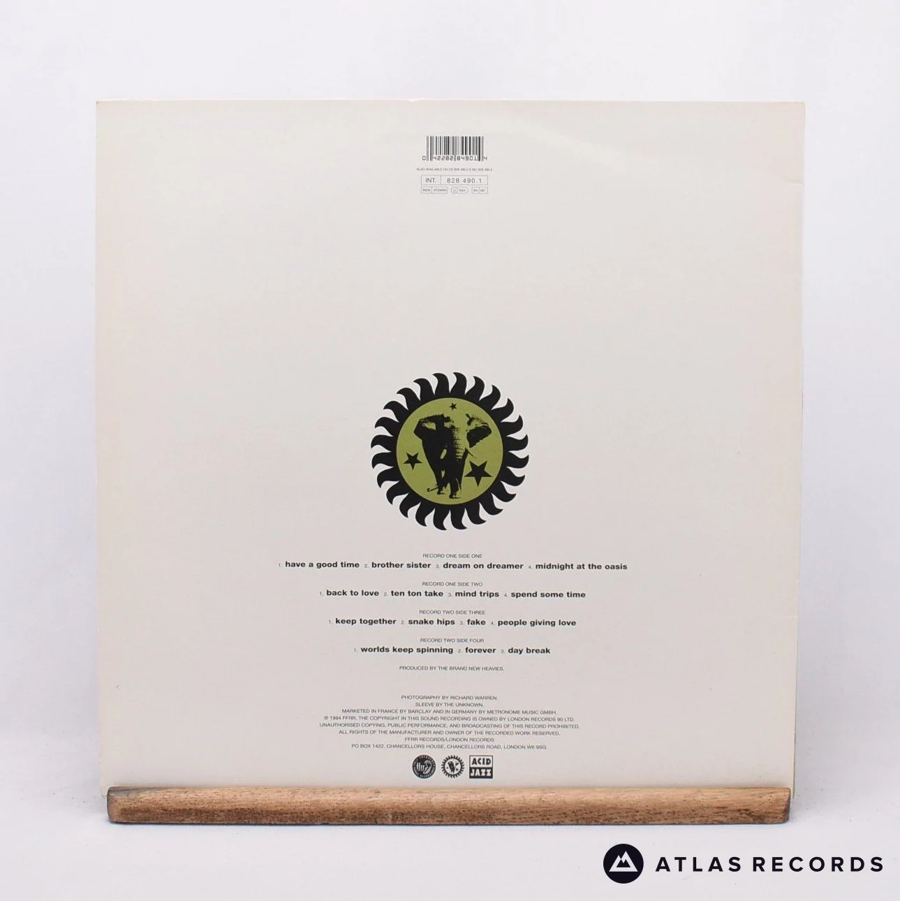 The Brand New Heavies - Brother Sister - A1 B1 C1 D1 2 x LP Vinyl Record - EX/EX - Image 2