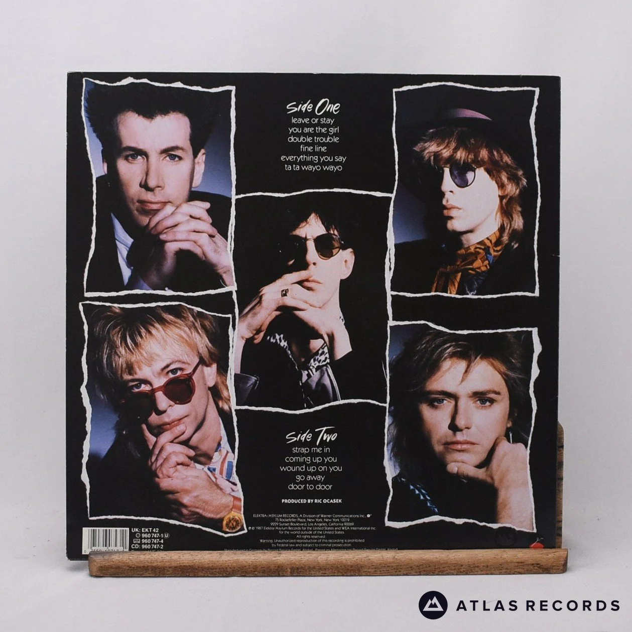 The Cars - Door To Door - LP Vinyl Record - EX/EX - Image 2