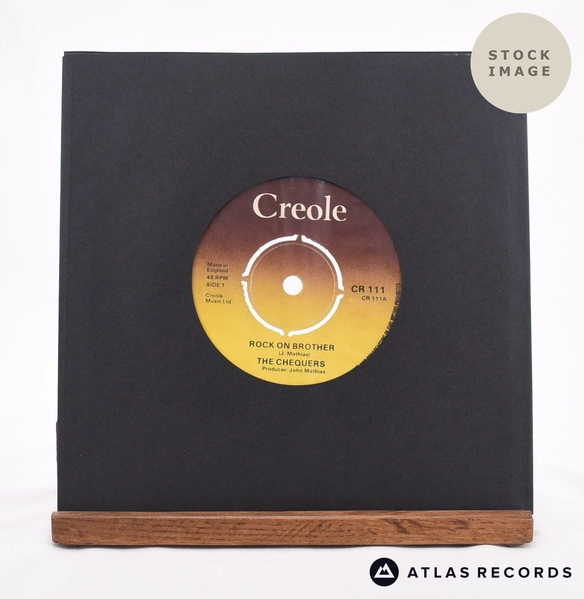 The Chequers - Rock On Brother - 7" Vinyl Record