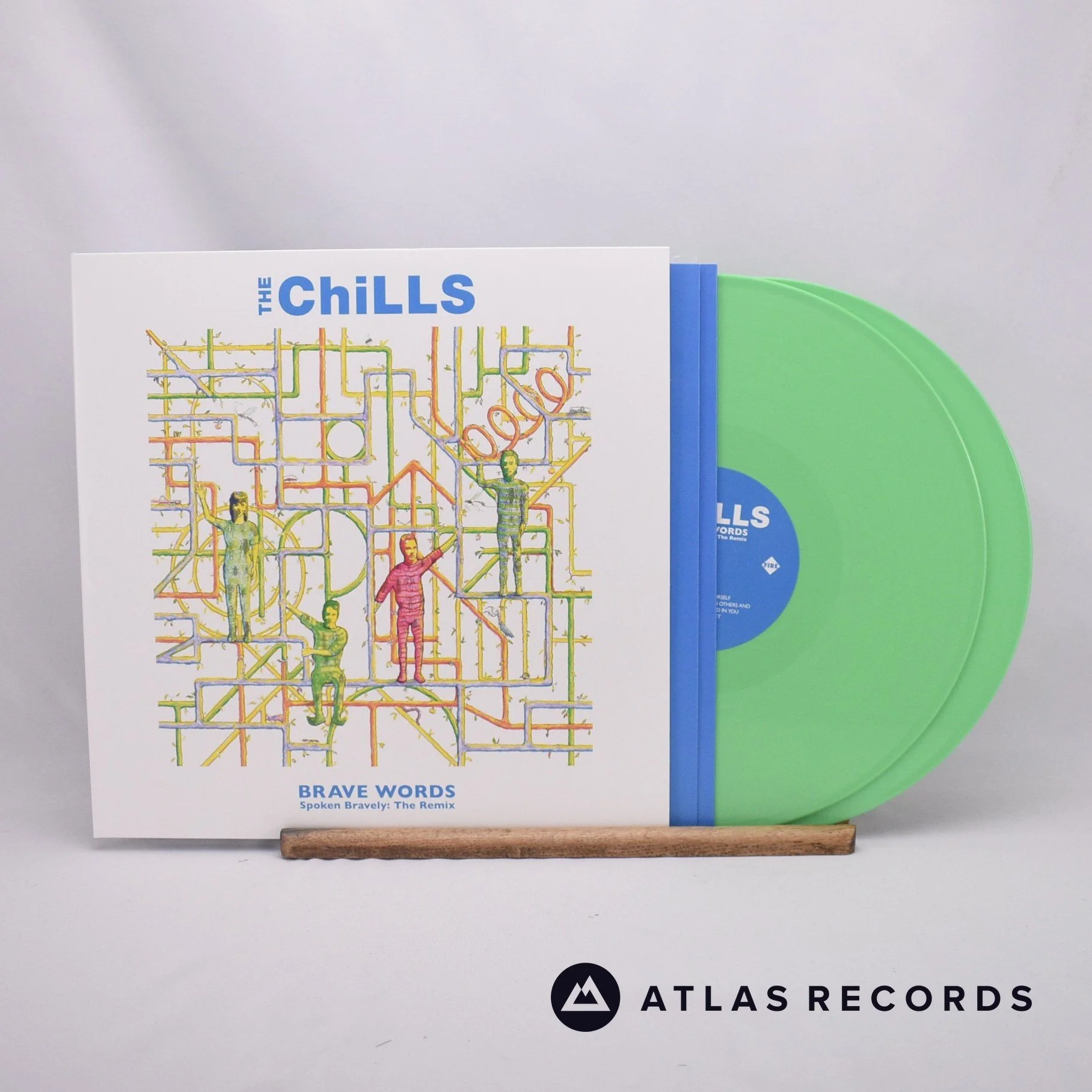 The Chills - Brave Words - Green Limited Edition 12" + LP Vinyl Record - NM/NM