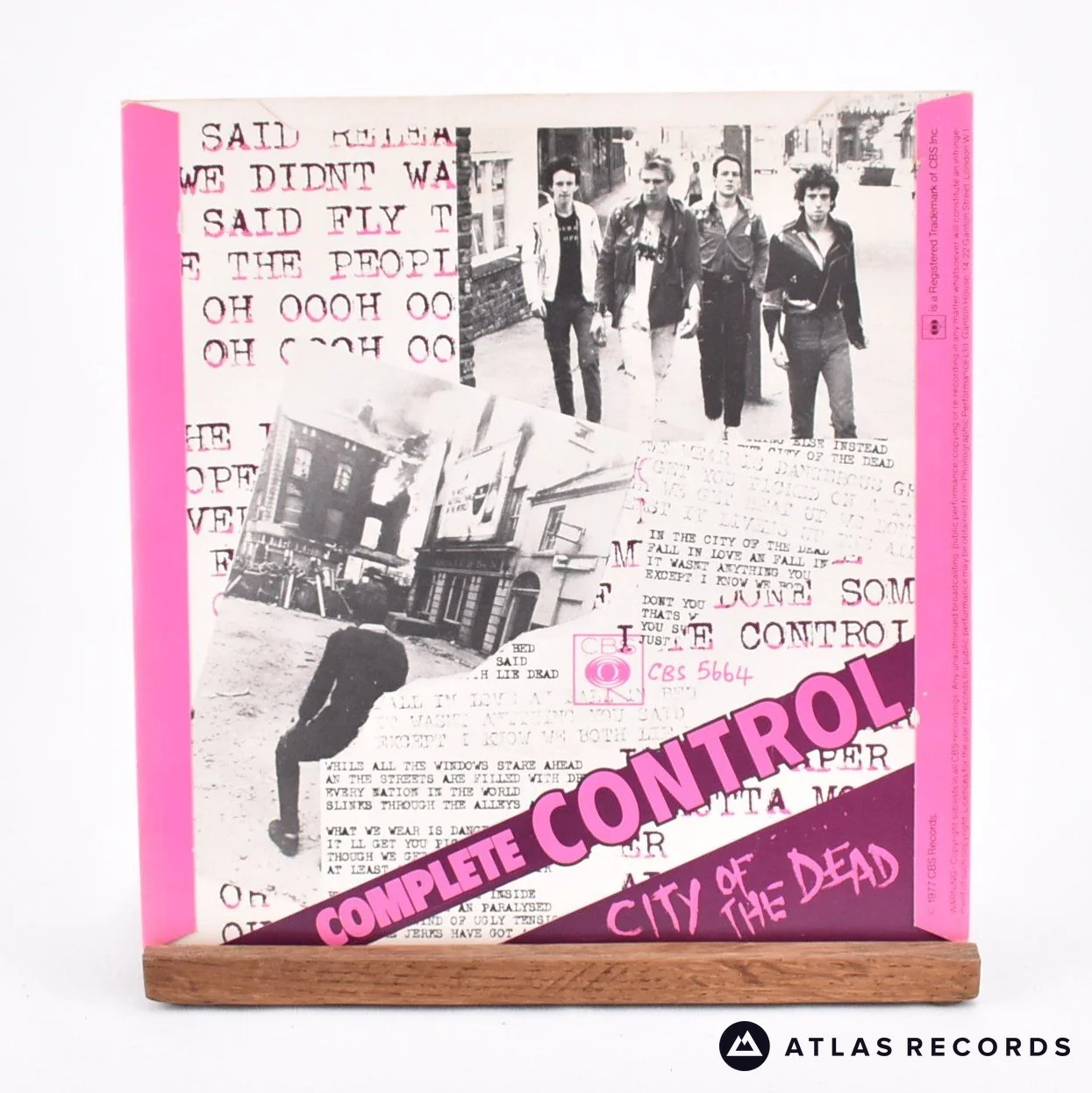 The Clash - Complete Control - 7" Vinyl Record - EX/VG+ - Image 2