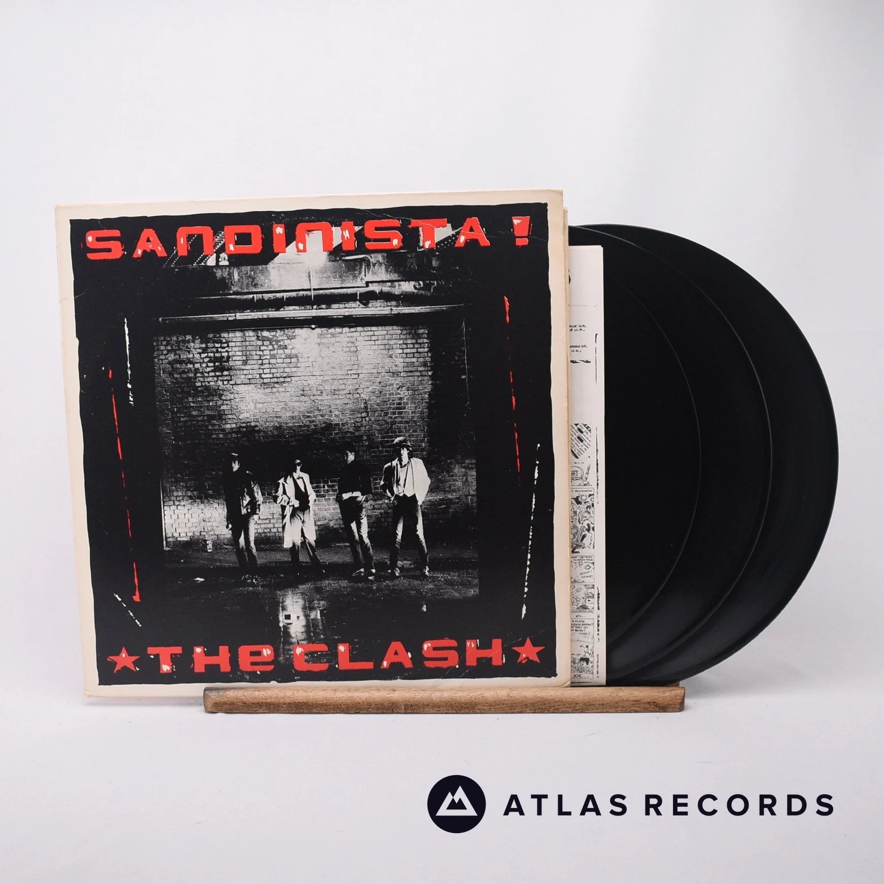 The Clash - Sandinista! - 1A 1H 1A 1D 1B 1A 3 x LP Vinyl Record - VG+/EX