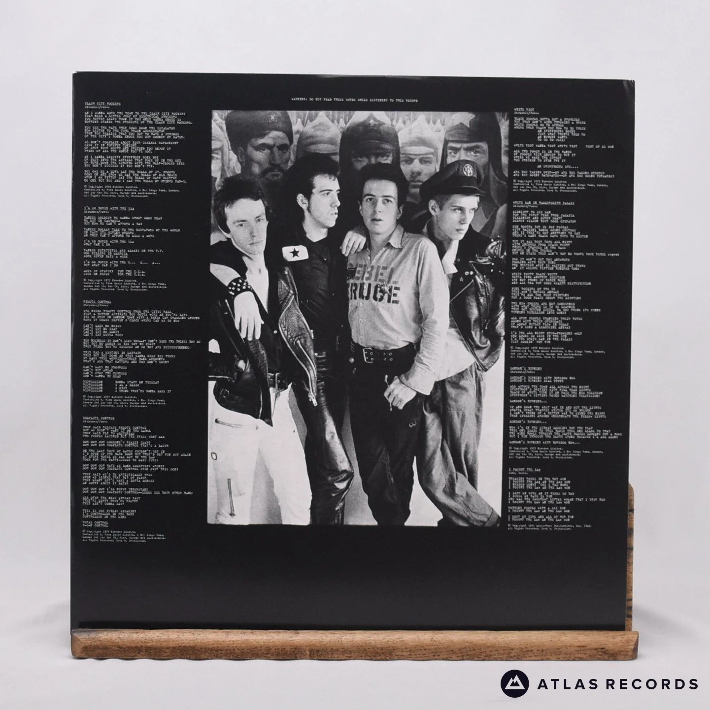 The Clash - The Clash - 180G Reissue 1A 1B 7" + LP Vinyl Record - EX/EX - Image 3