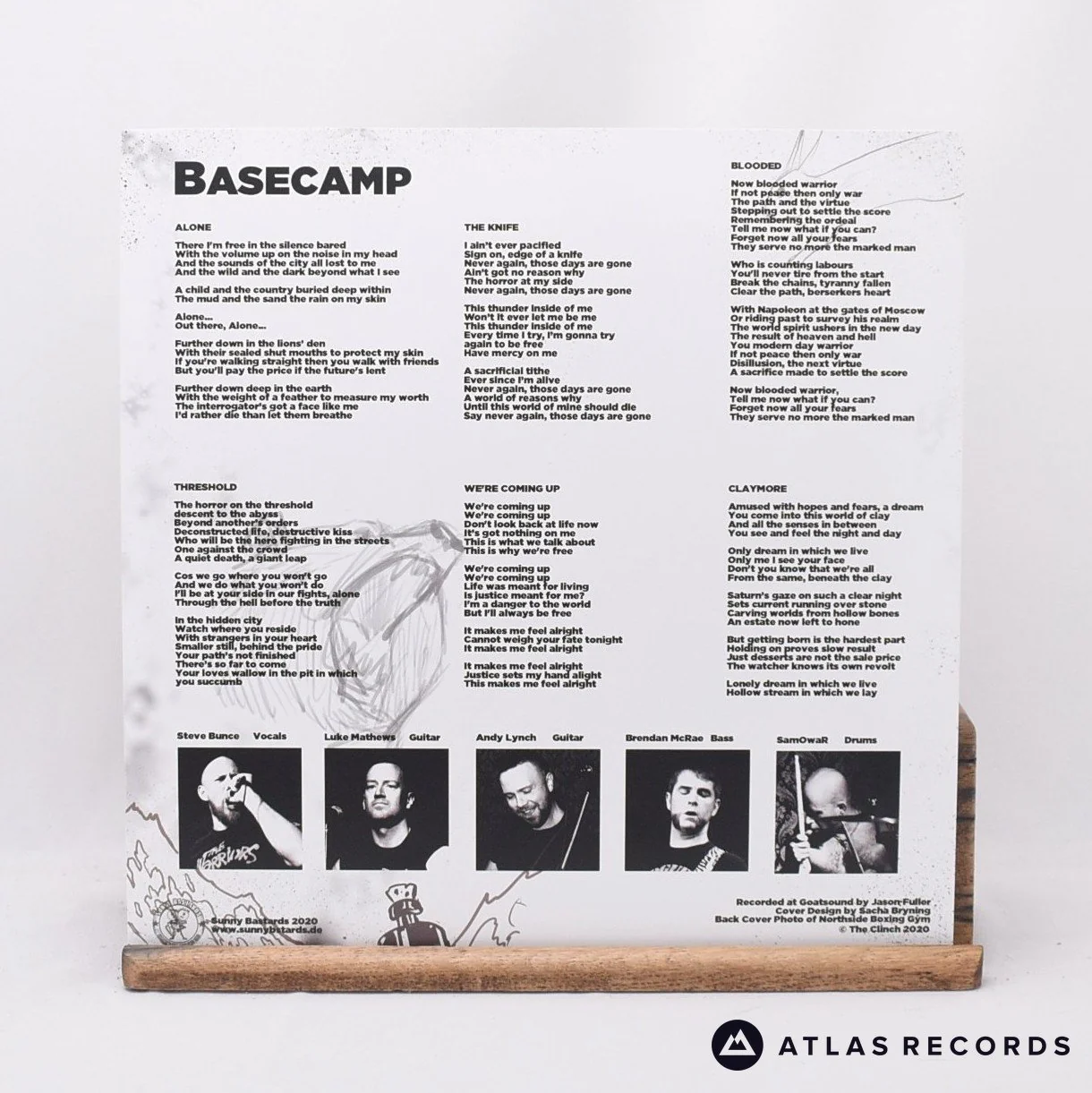 The Clinch - Basecamp - Unique Insert Limited Edition LP Vinyl Record - NM/NM - Image 5