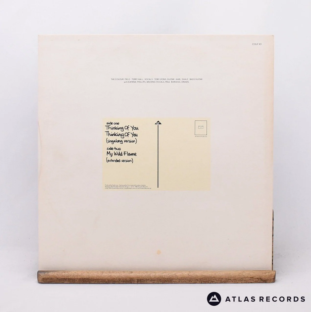 The Colourfield - Thinking Of You - 12" Vinyl Record - VG+/EX - Image 2