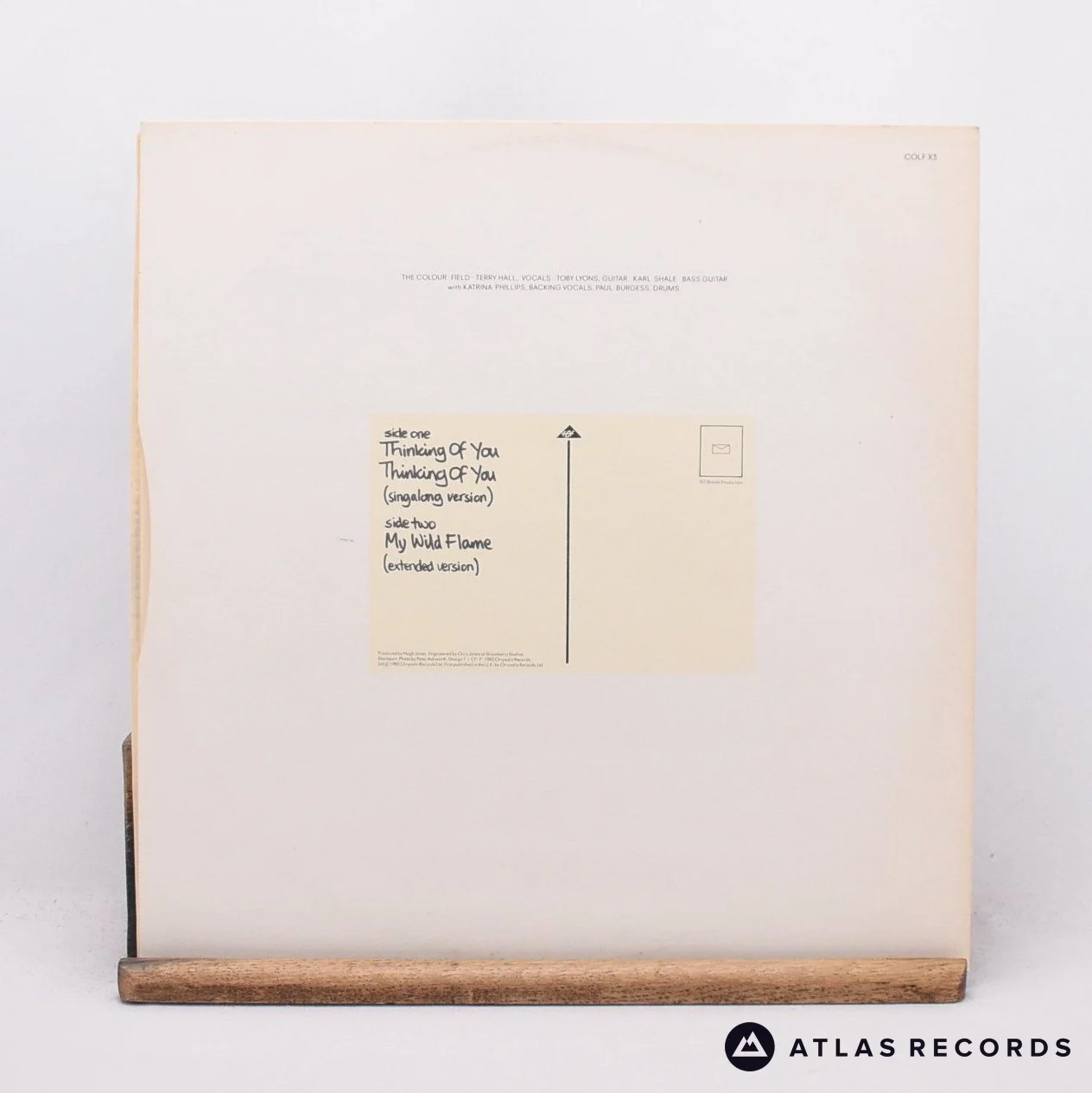 The Colourfield - Thinking Of You - Strawberry 12" Vinyl Record - EX/NM - Image 2