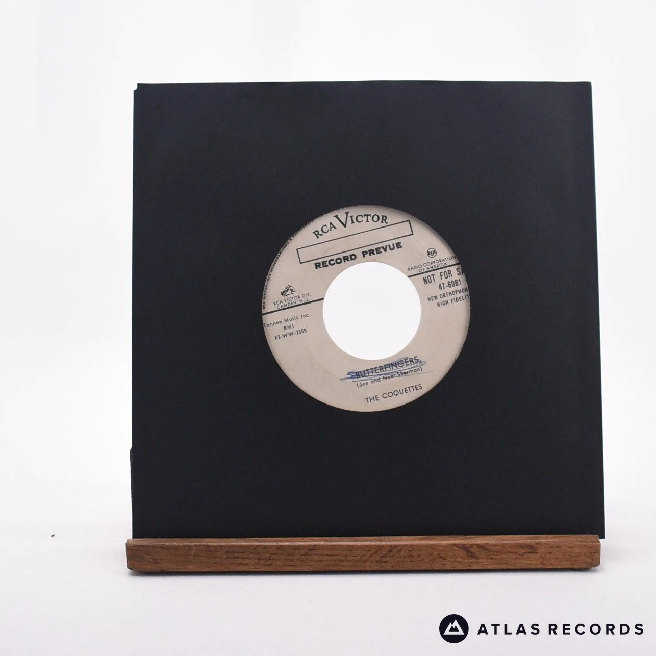 The Coquettes - Butterfingers / Leave My Heart - Promo 7" Vinyl Record - VG